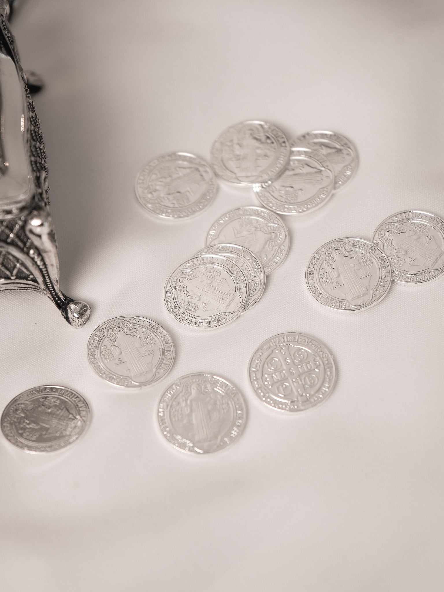 Monedas San Benito - Plateadas