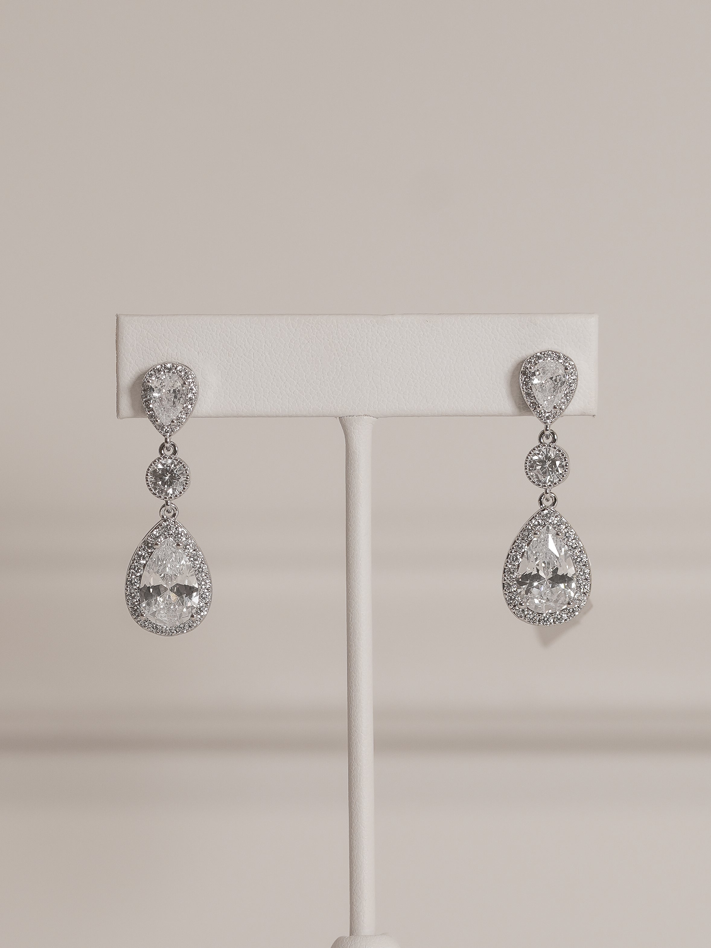 Aretes Gota Zirconia