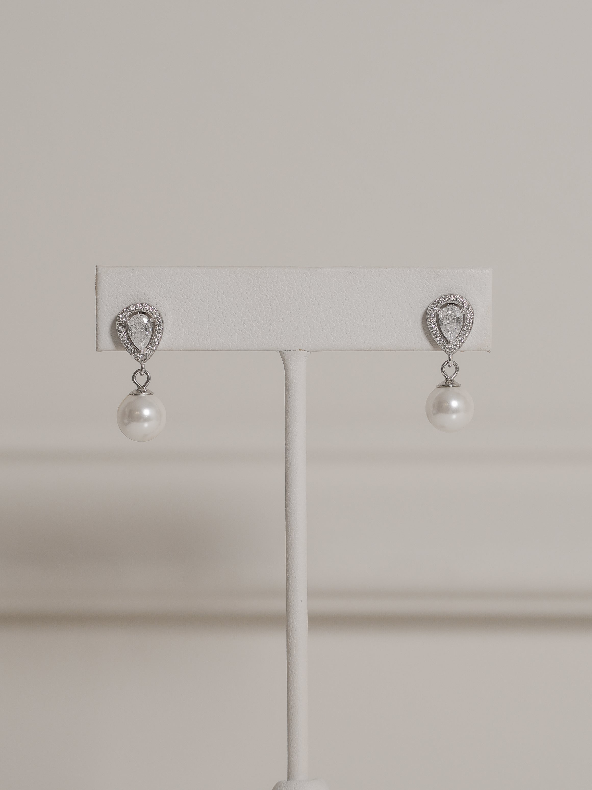 Aretes Gota Perla