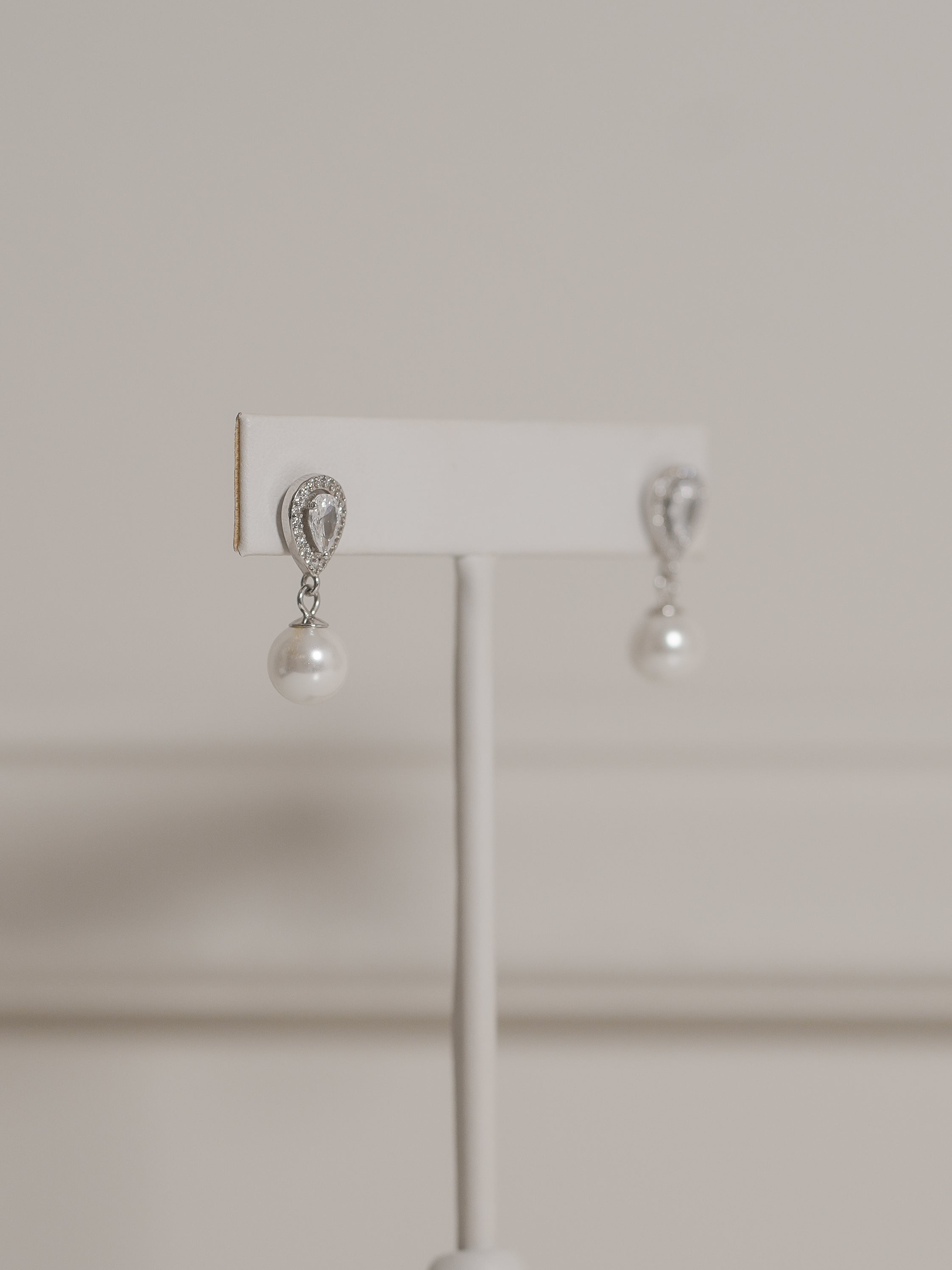 Aretes Gota Perla