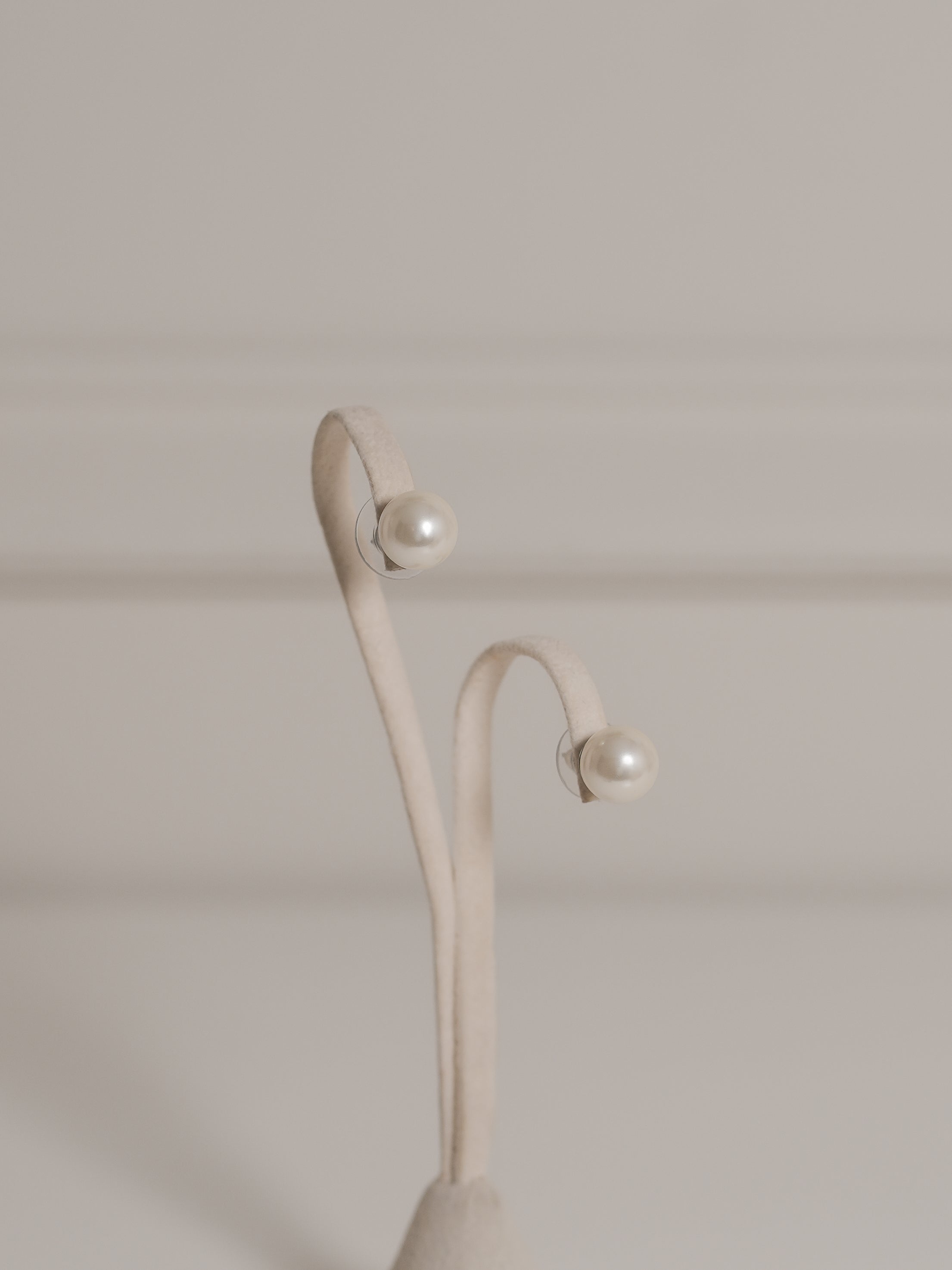 Aretes Bola Perla 10 mm