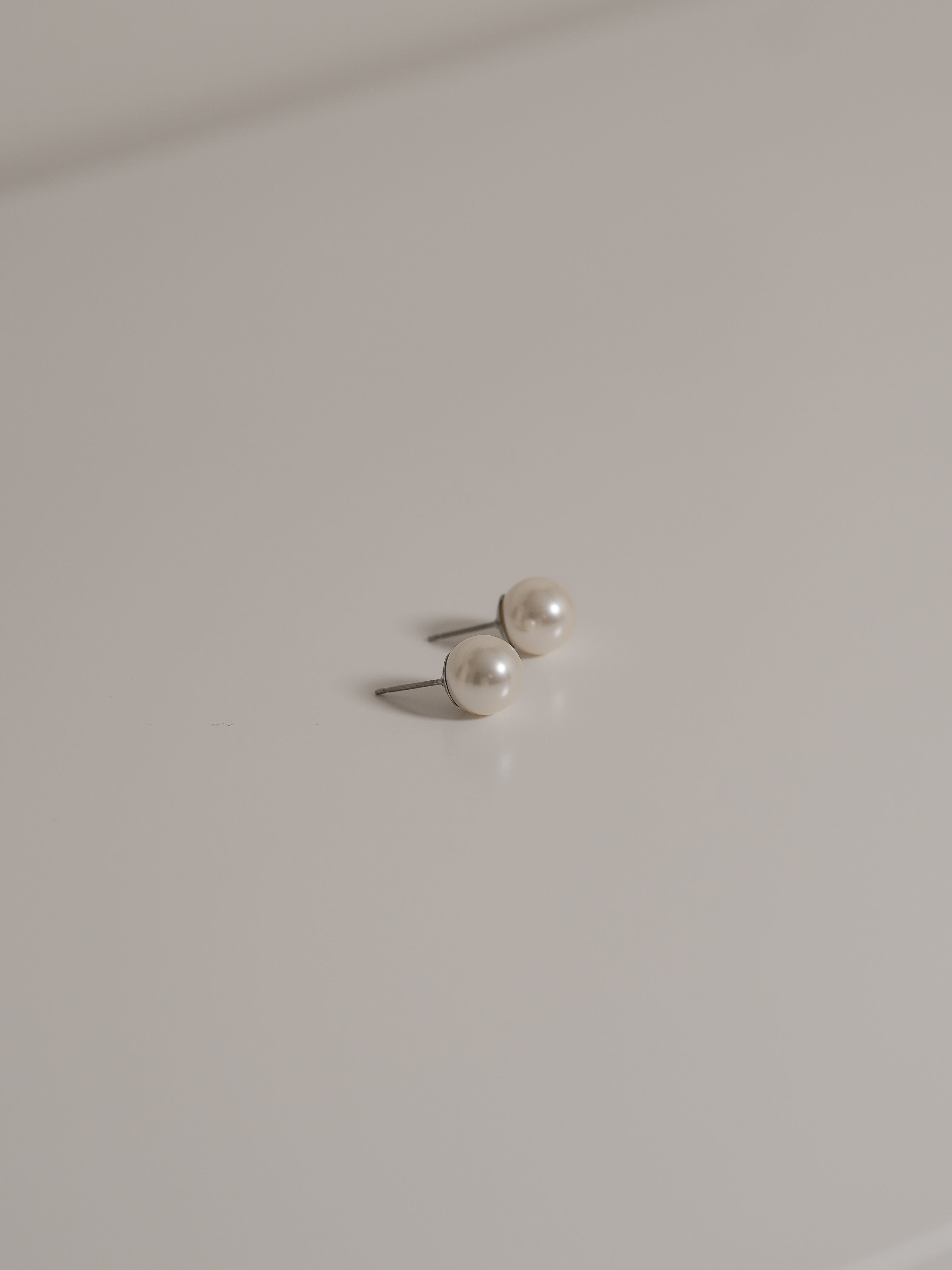Aretes Bola Perla 10 mm