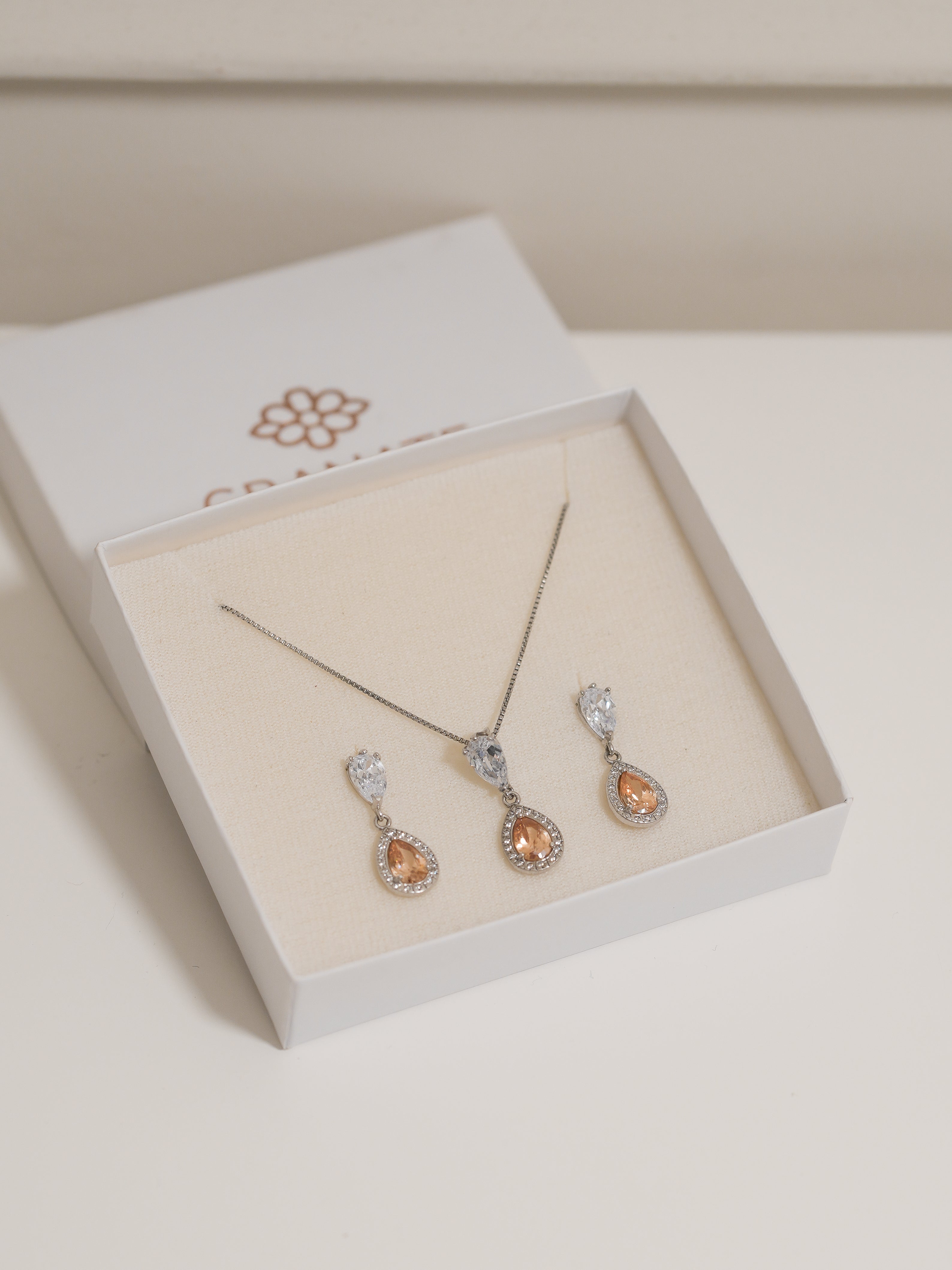 Juego Gota Brandy de Plata
