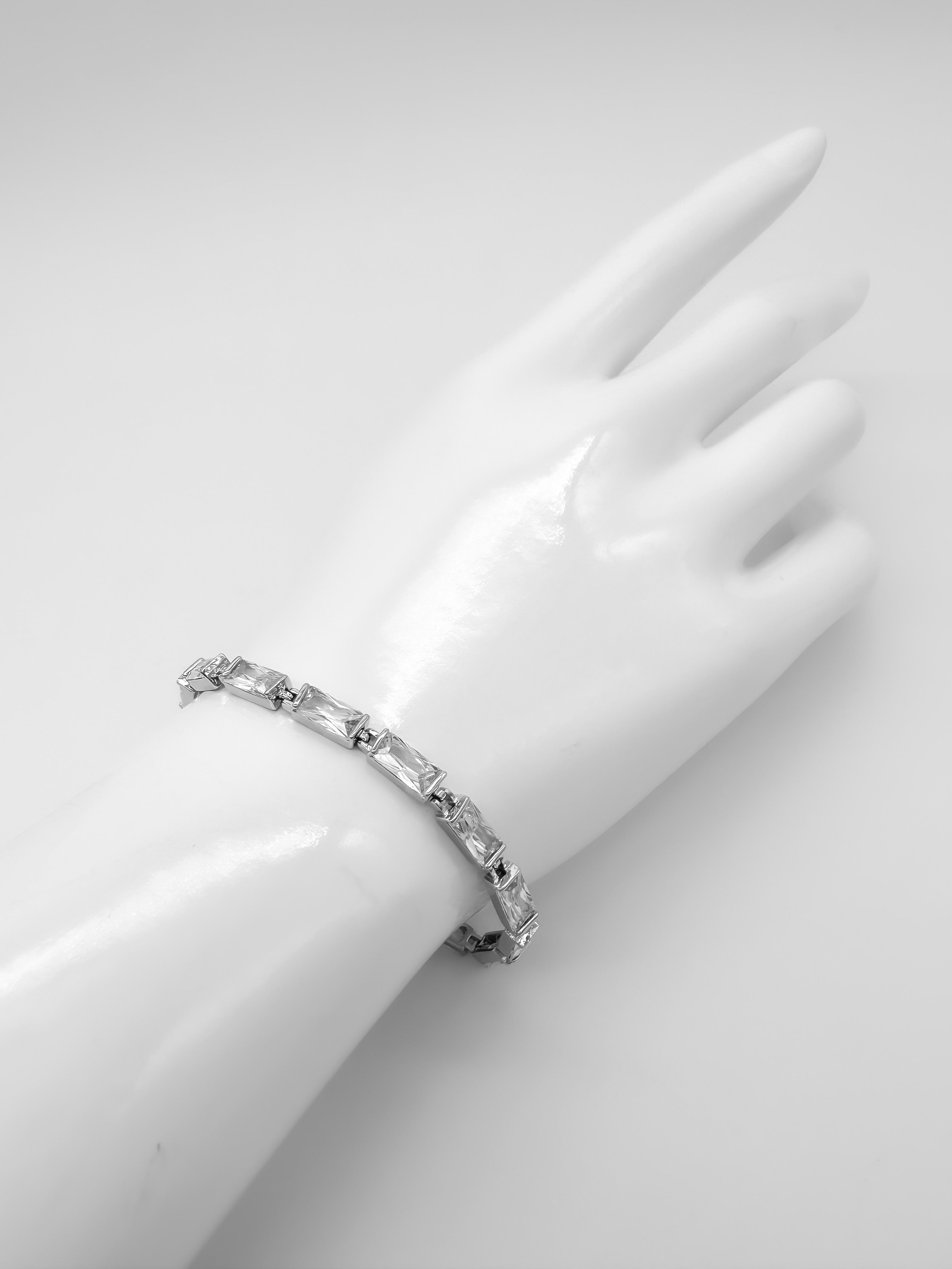 Pulsera Rectángulos Zirconias