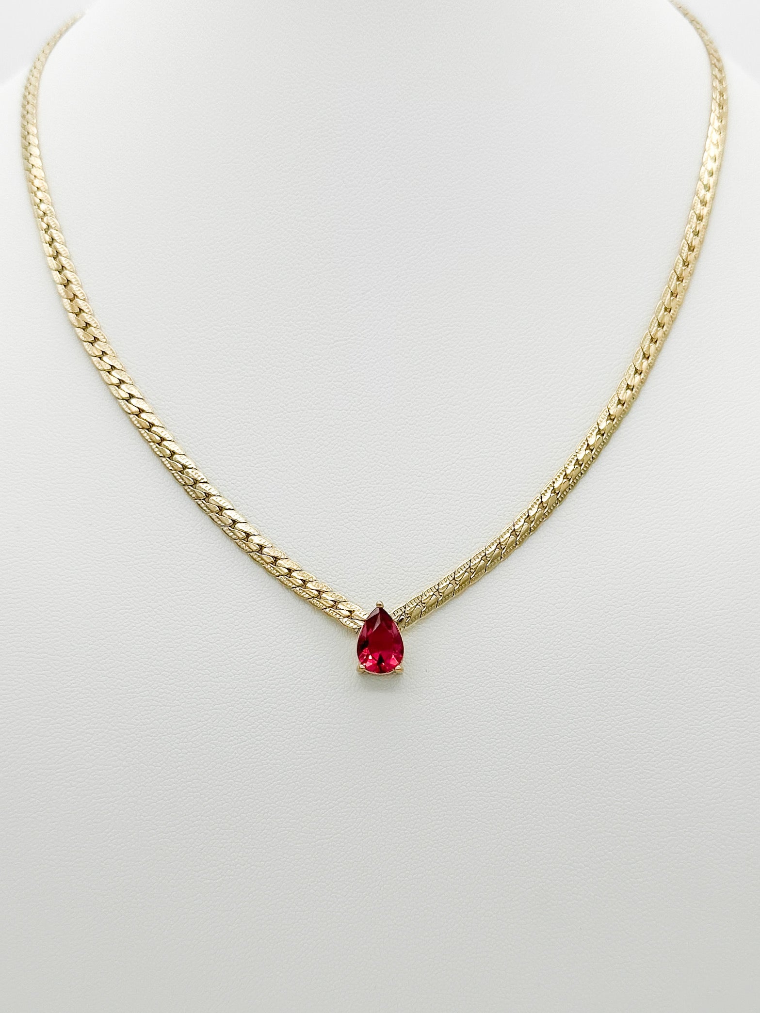 Collar Gota Cristal - Varios Colores