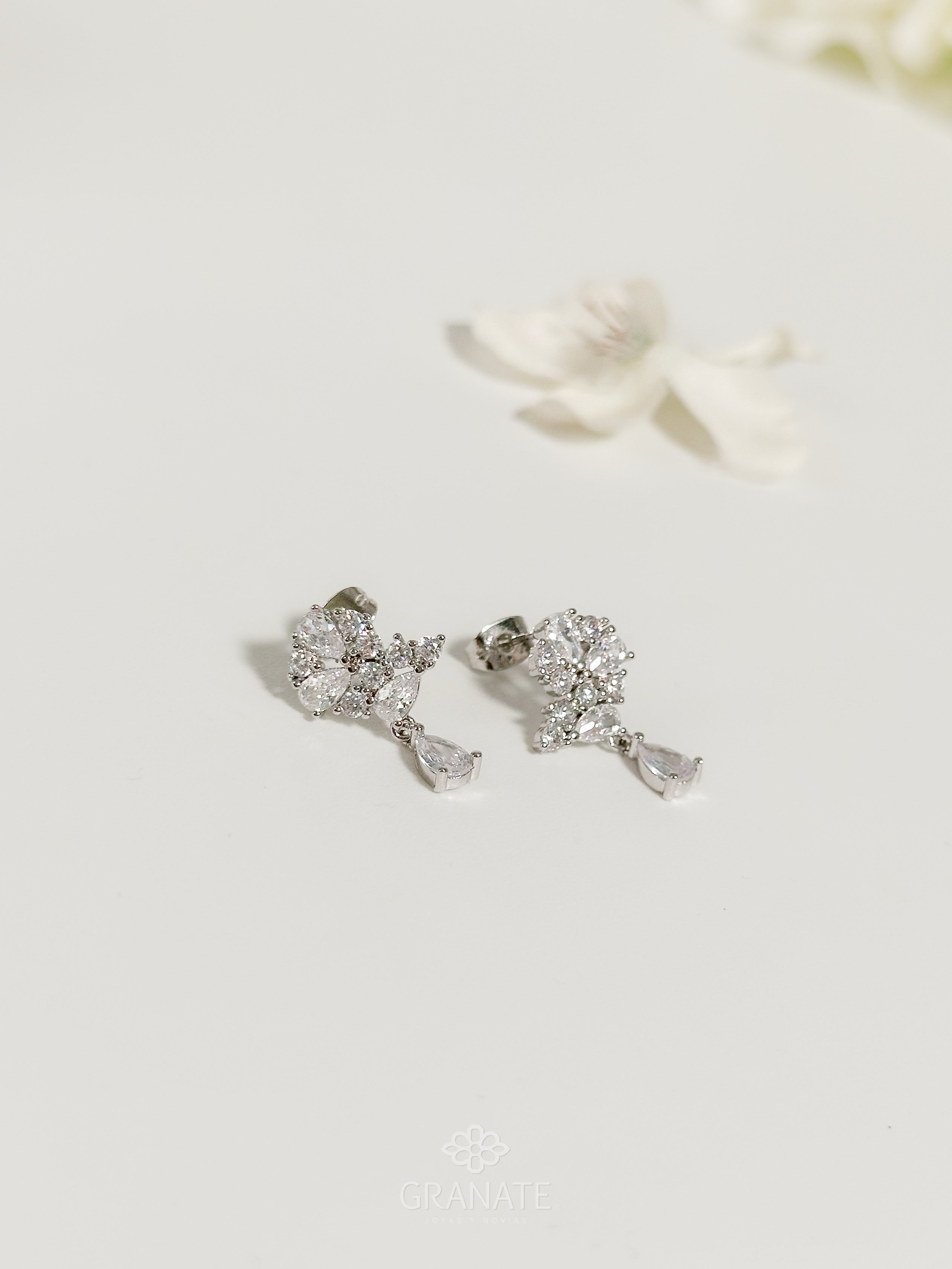 Aretes Mix de Gotas Zirconias
