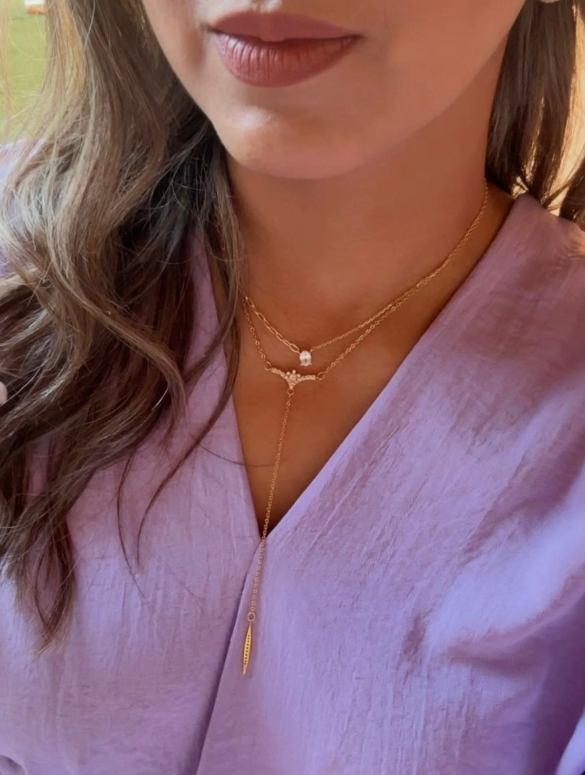 Collar Corbatín Largo