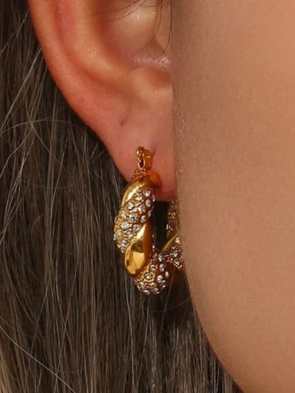Hoops Twist Perlas
