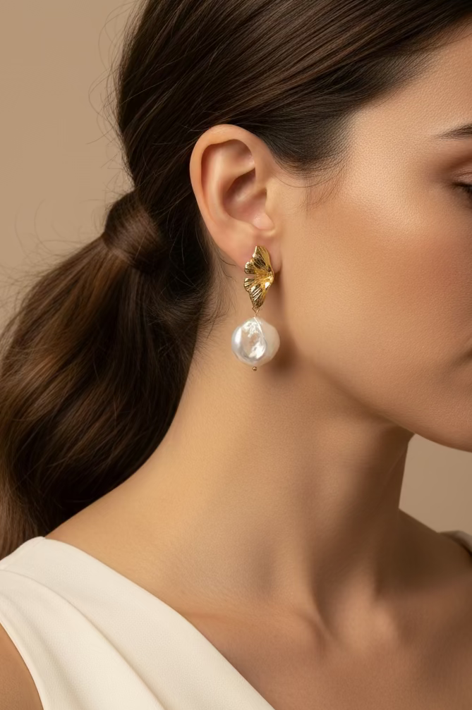 Aretes Biloba Barroca