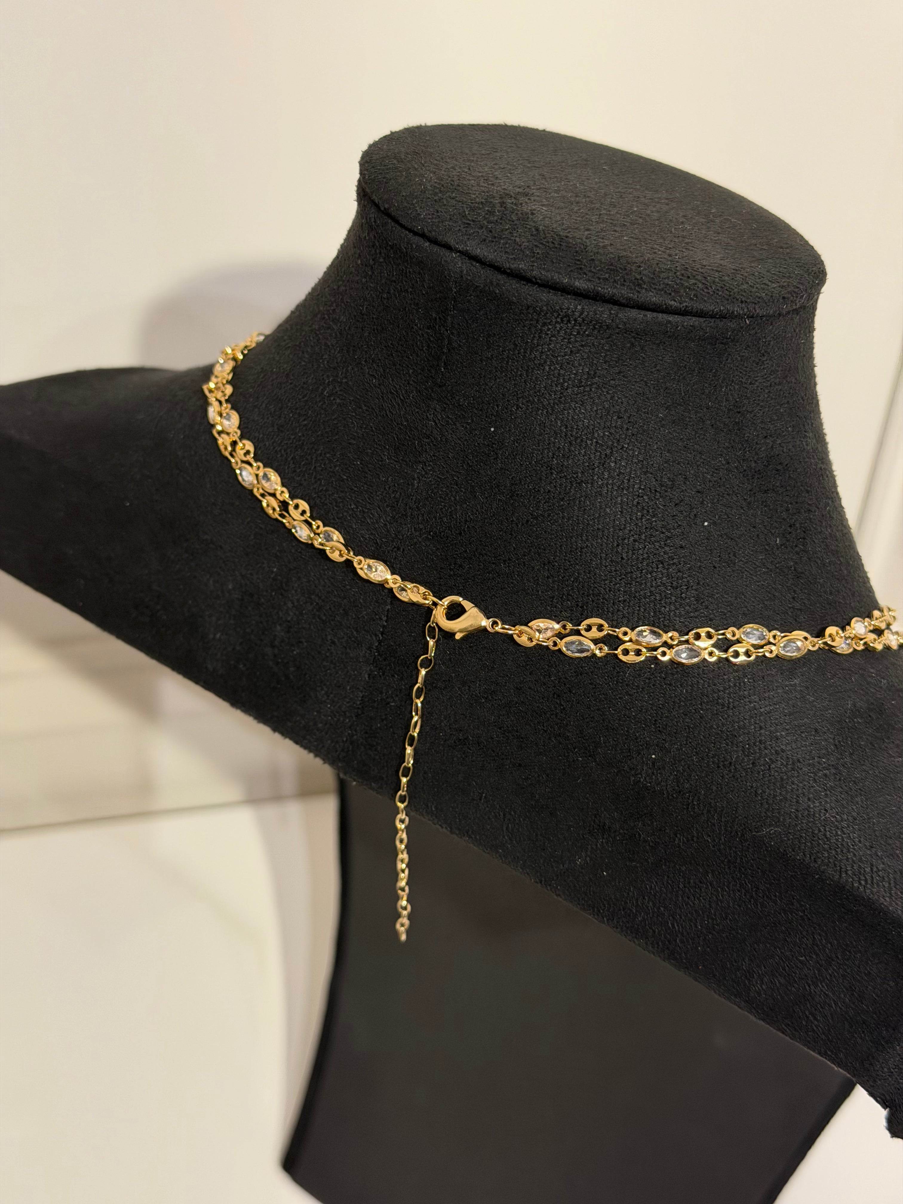 Collar Doble Capa Chanel