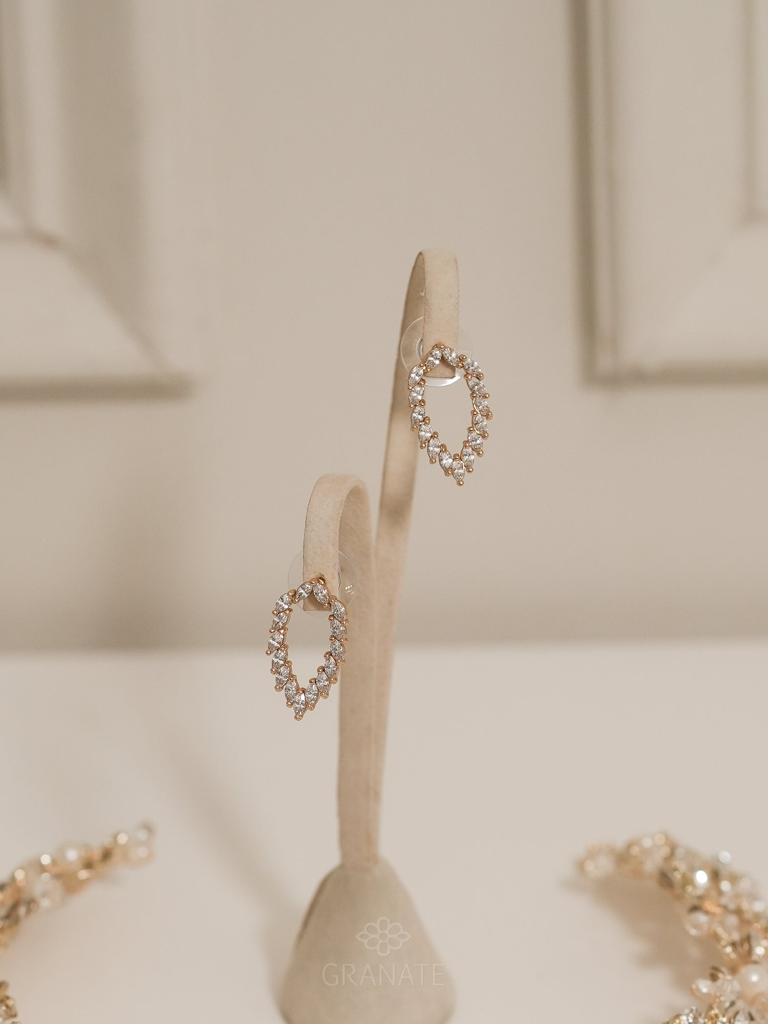 Aretes Espiga - Dorado
