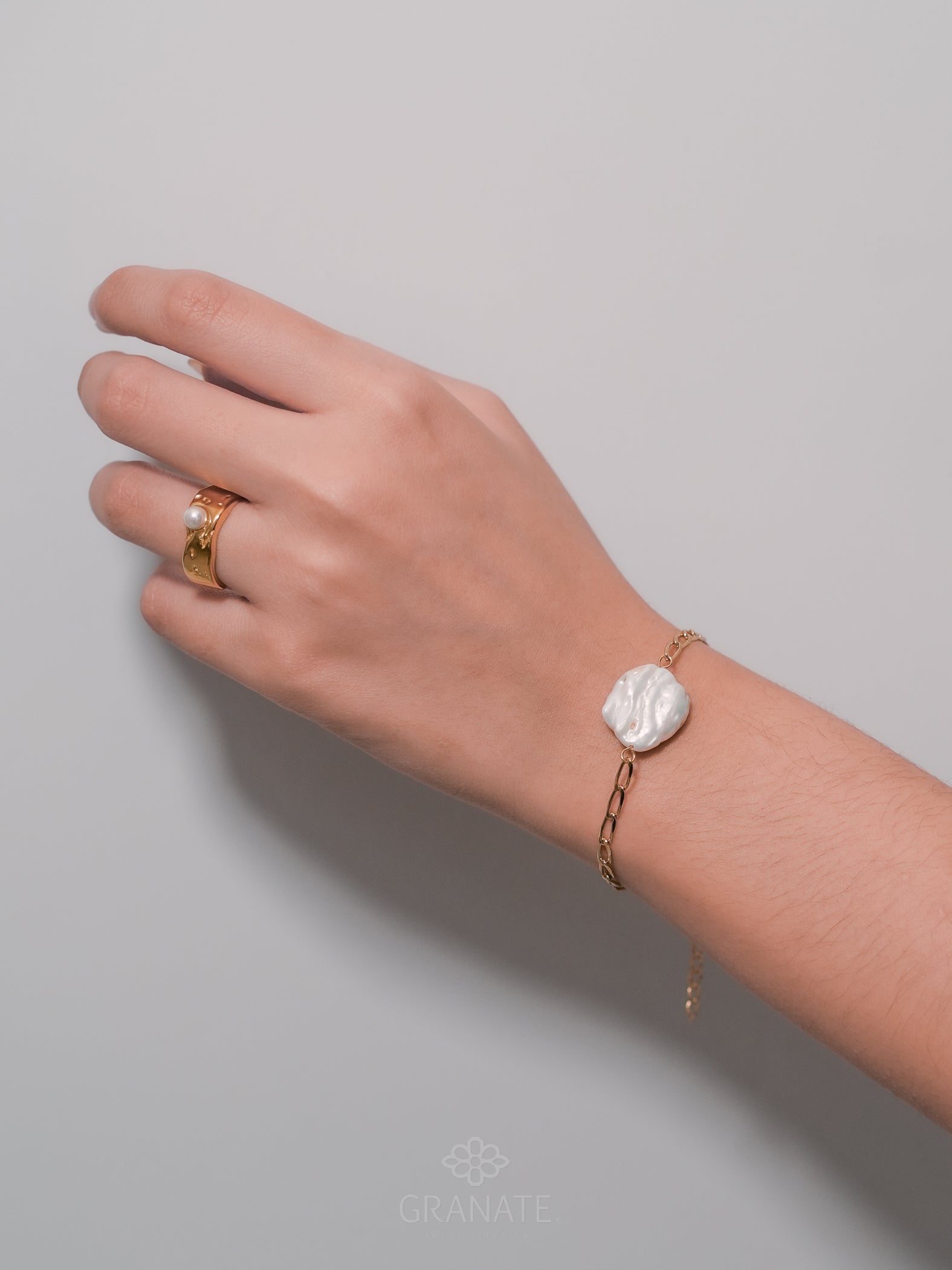 Pulsera Perla Barroca