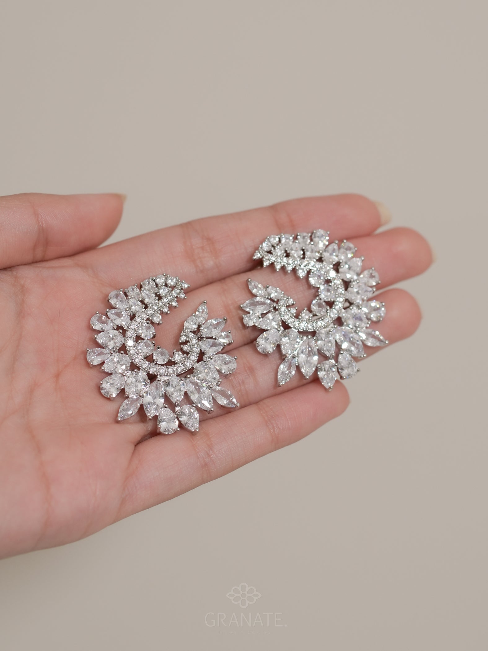 Aretes Gancho Zirconias