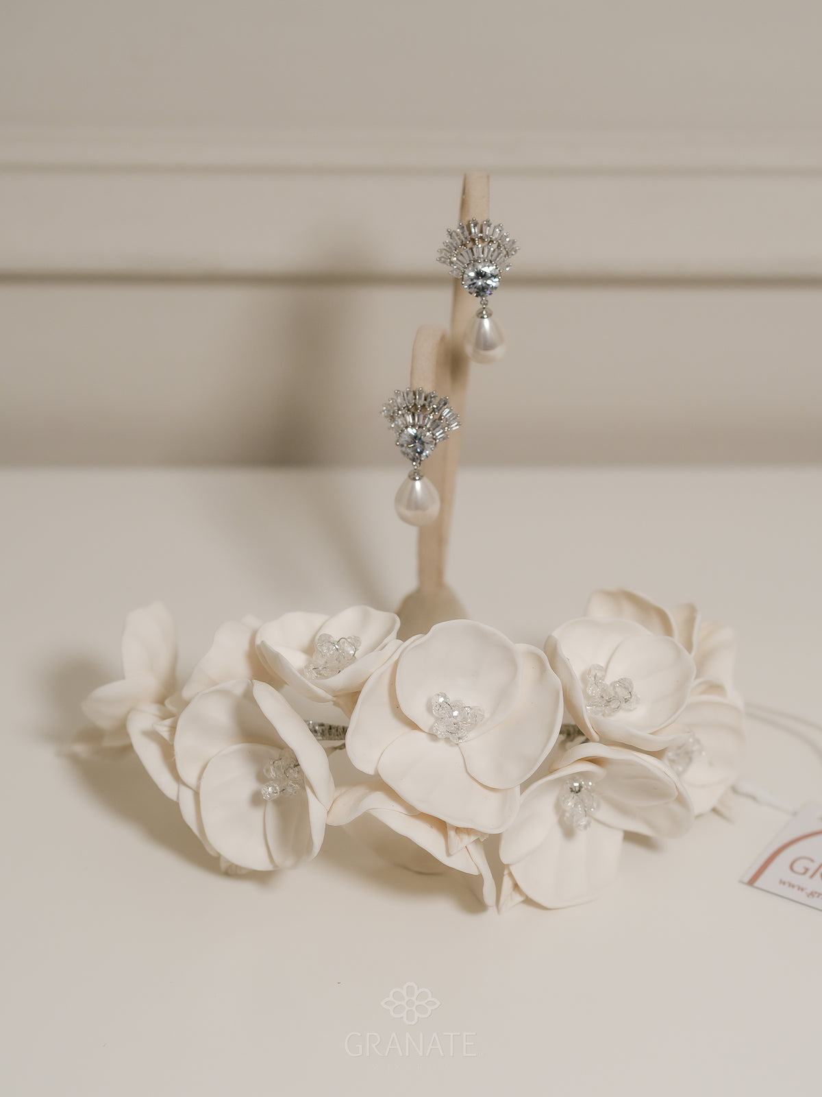 Aretes Fania con Perla