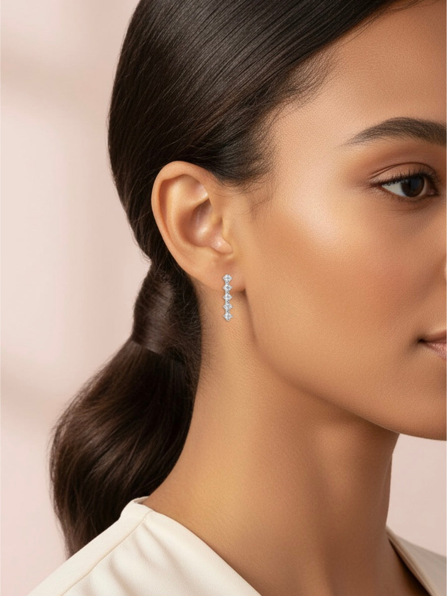 Aretes Línea Zirconias