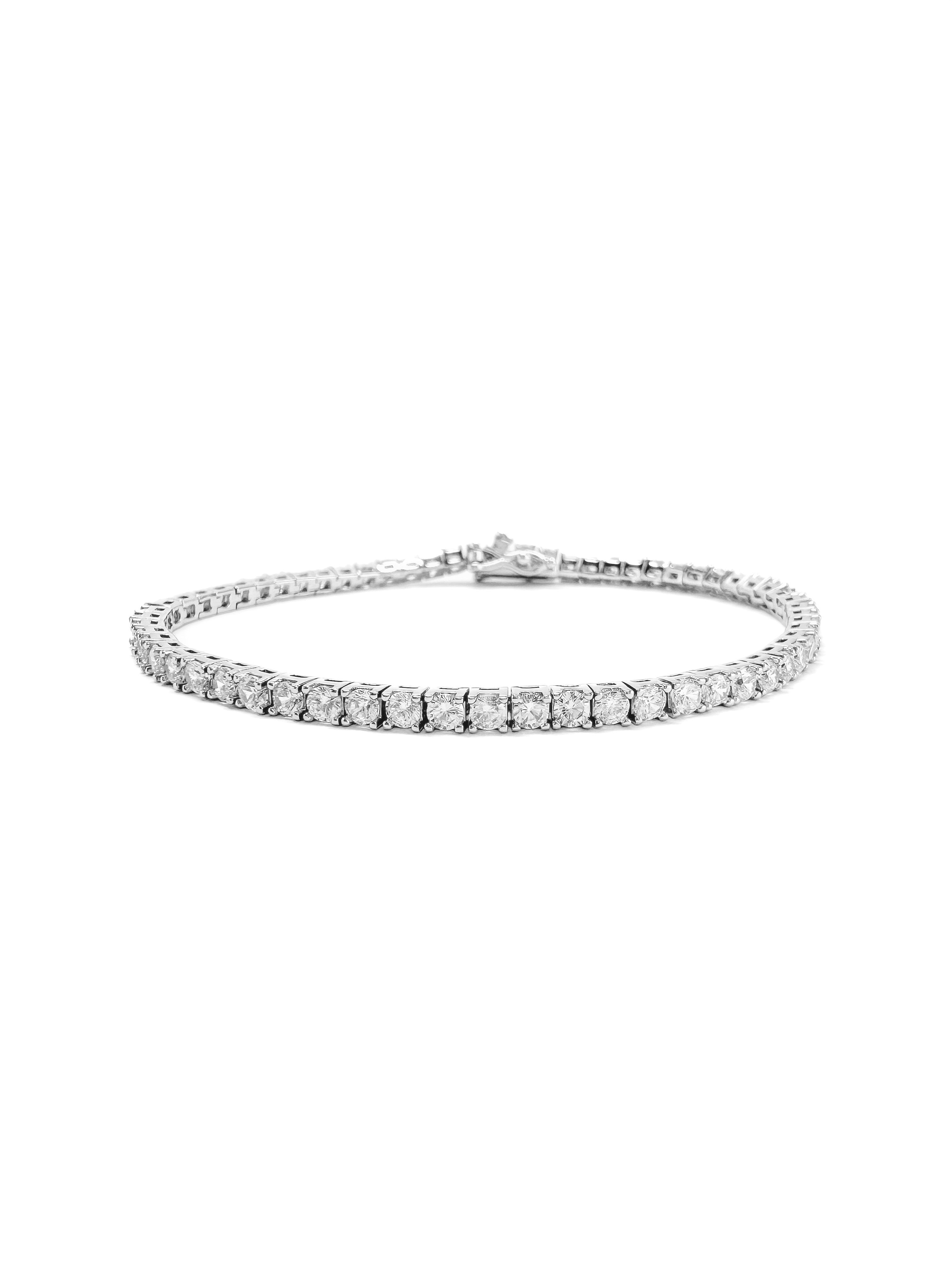 Pulsera Tennis de Plata