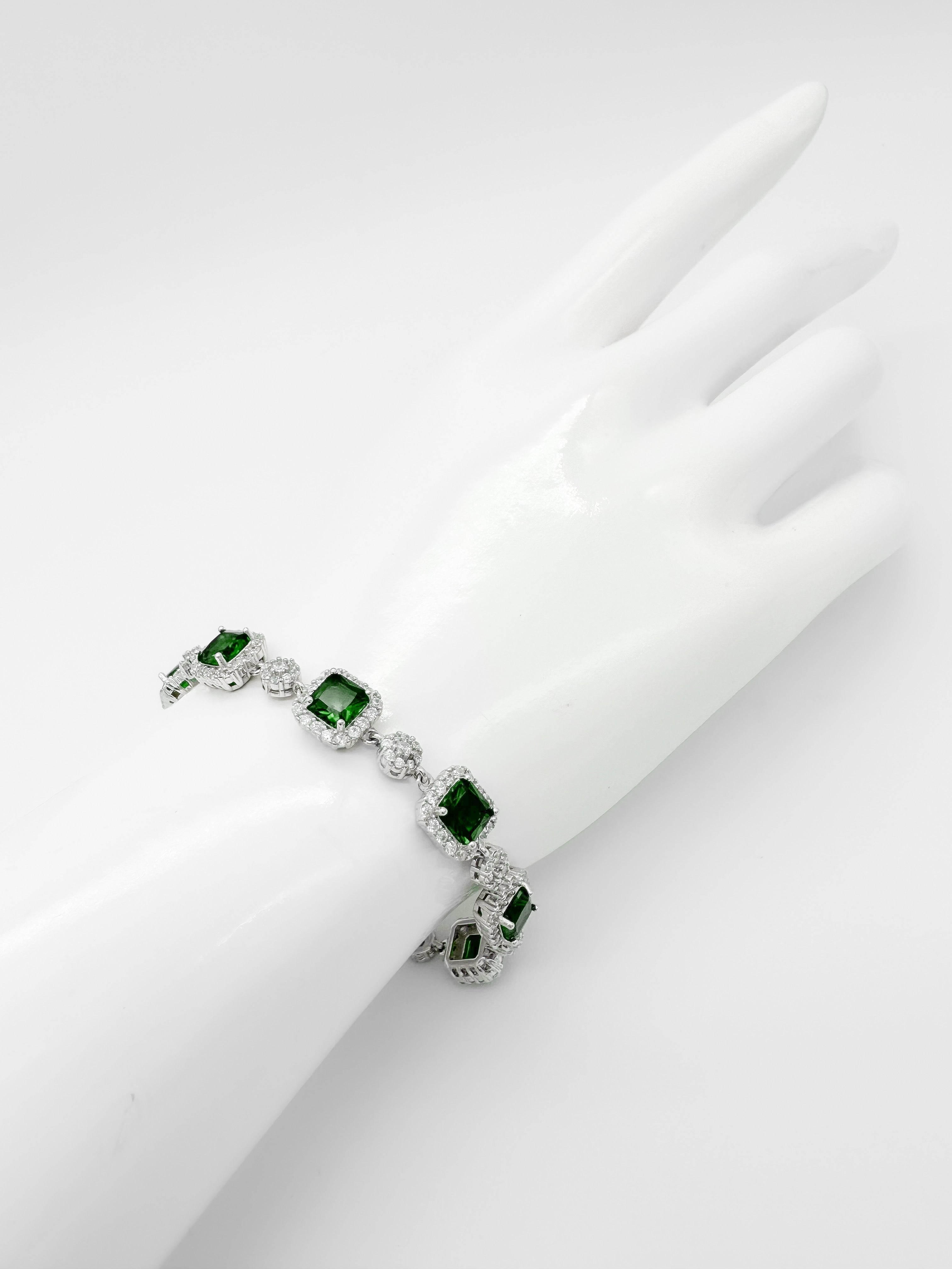 Pulsera Cuadros de Plata
