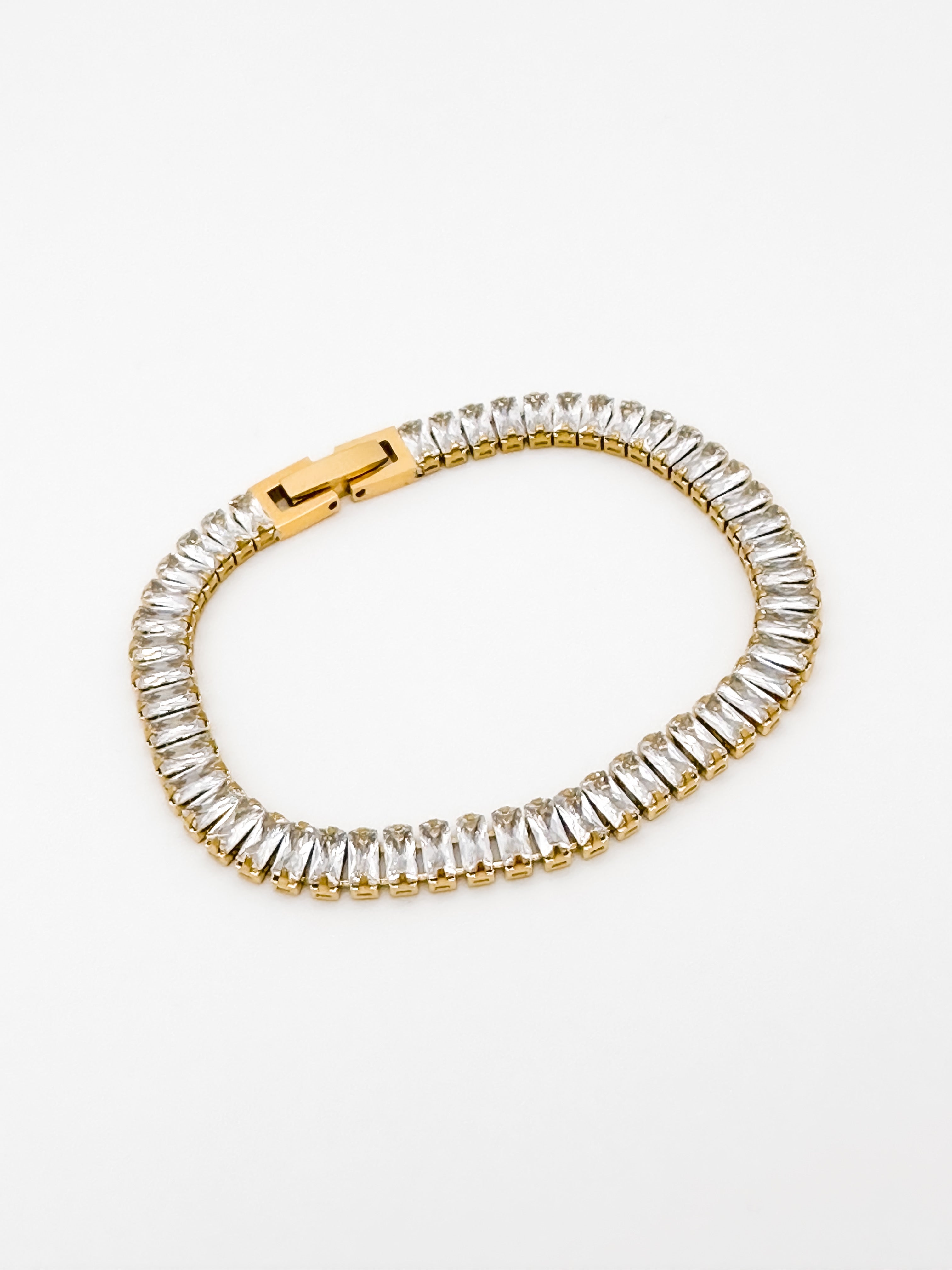 Pulsera Baguette - Transparente