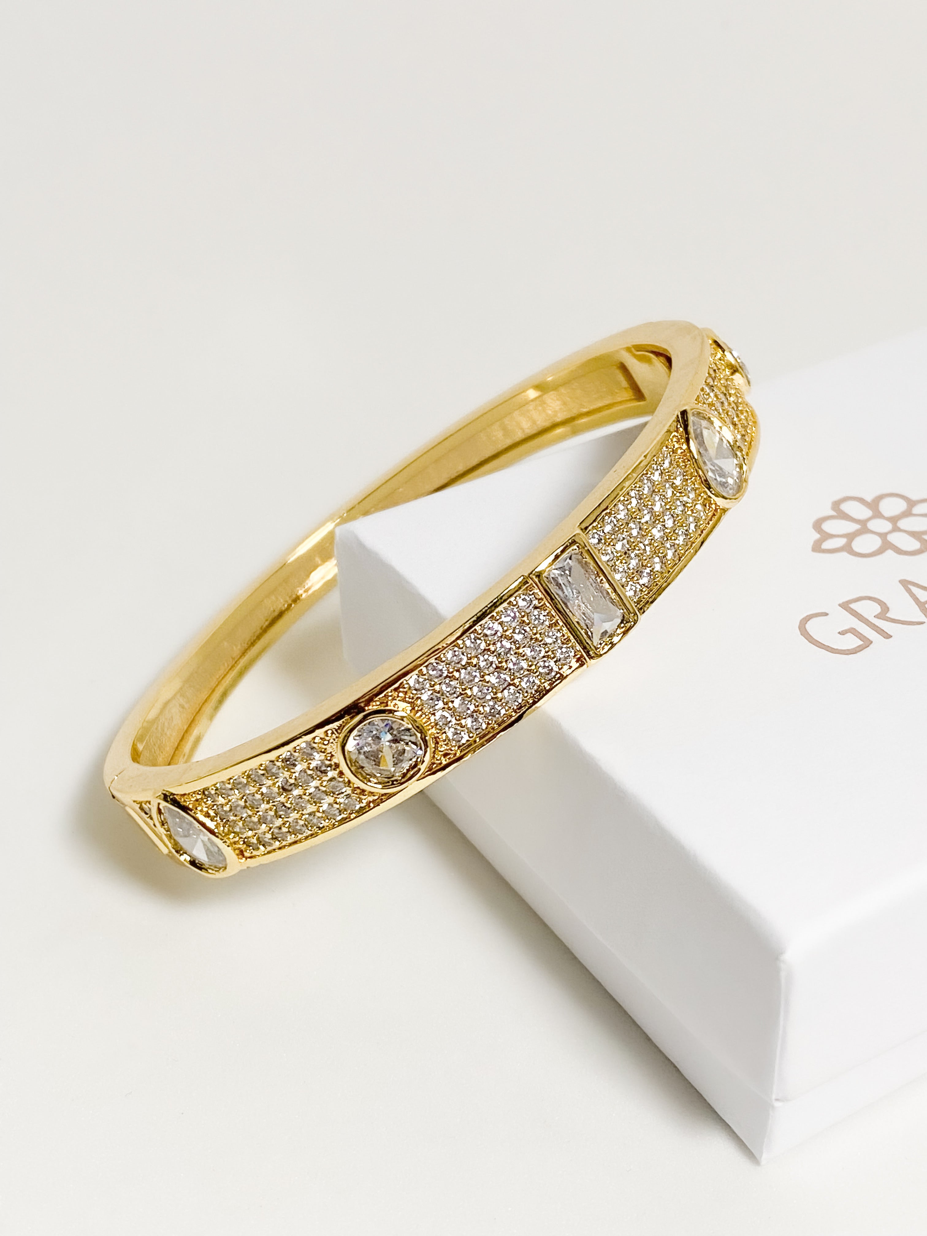 Brazalete Cristales Rectángulo