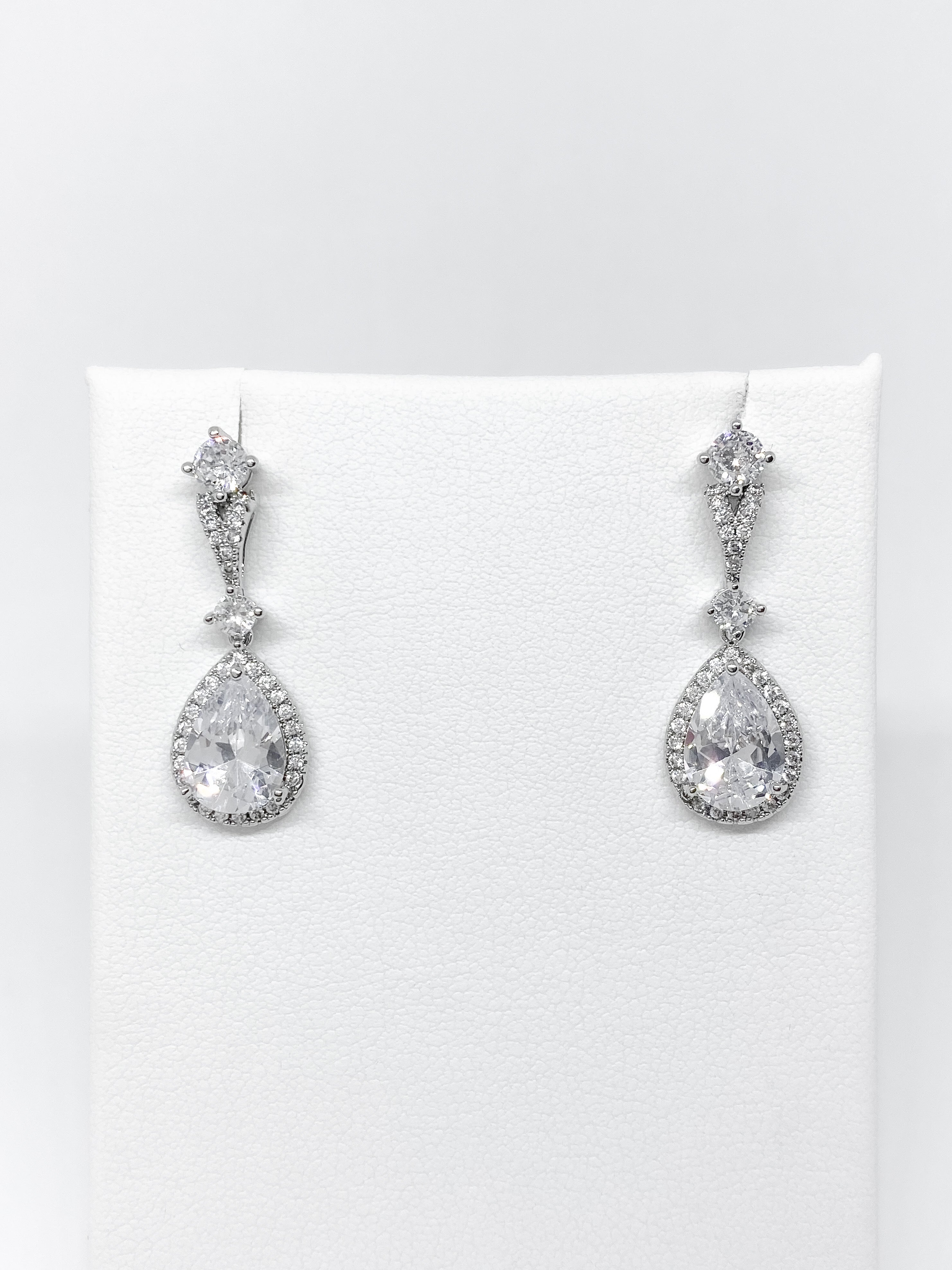 Aretes Gota Zirconia