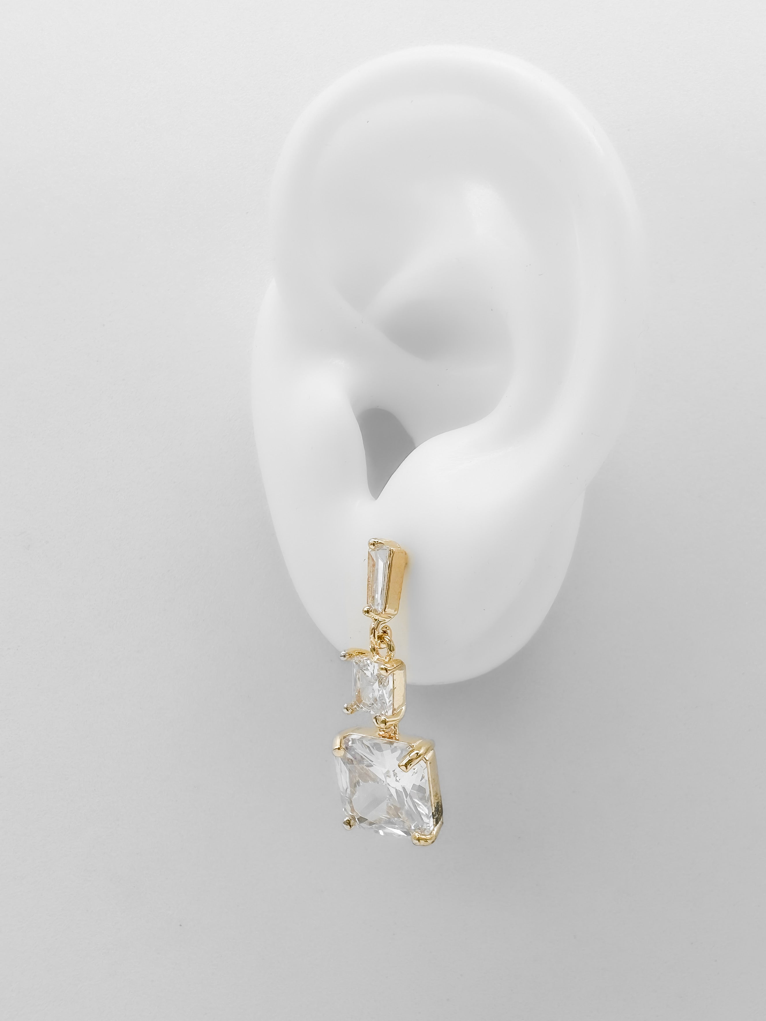 Aretes Barra y Cuadro