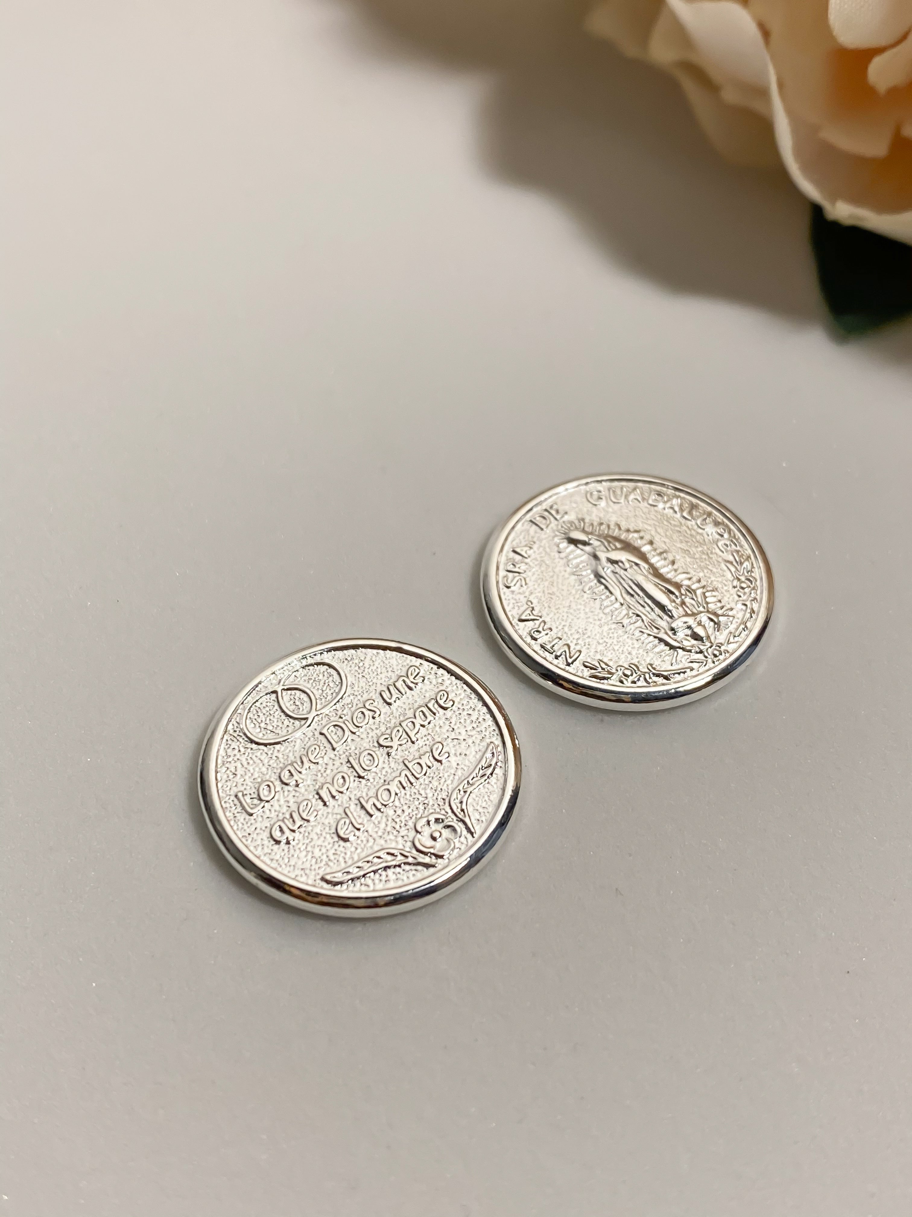 Monedas Guadalupe - Plateadas