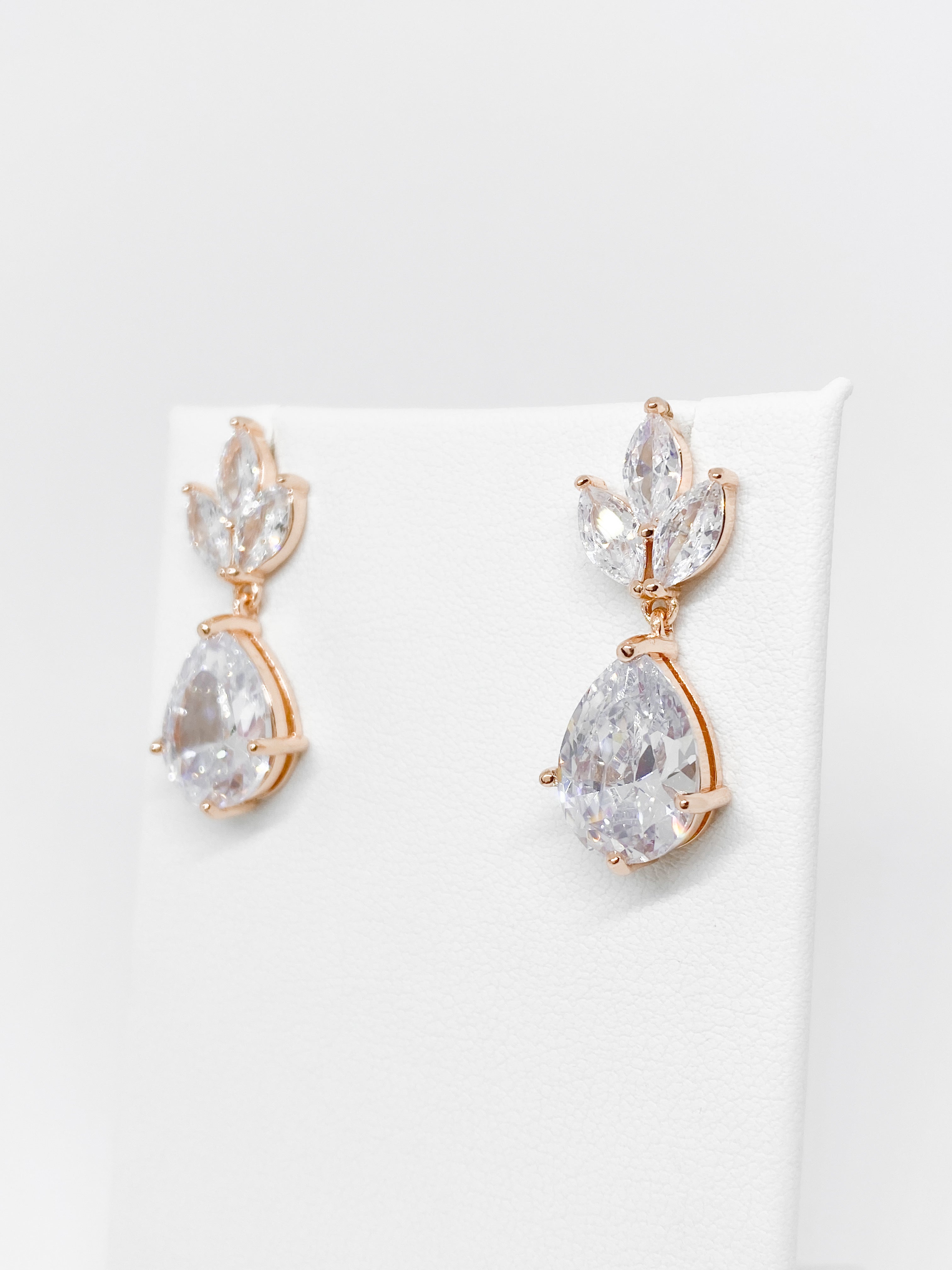 Aretes Marquises Gota Zirconia