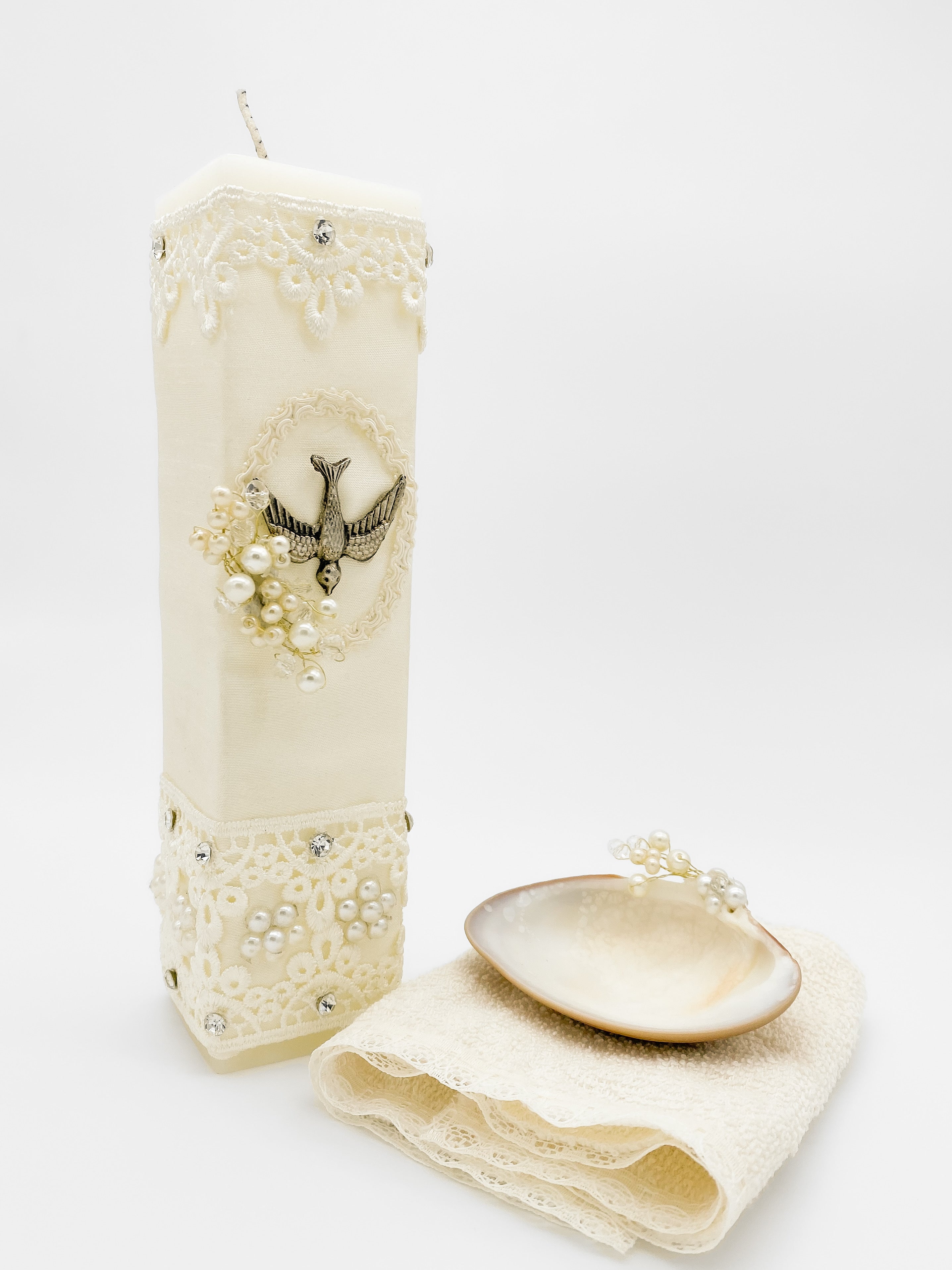 Kit de Bautizo Espíritu Santo Perlas