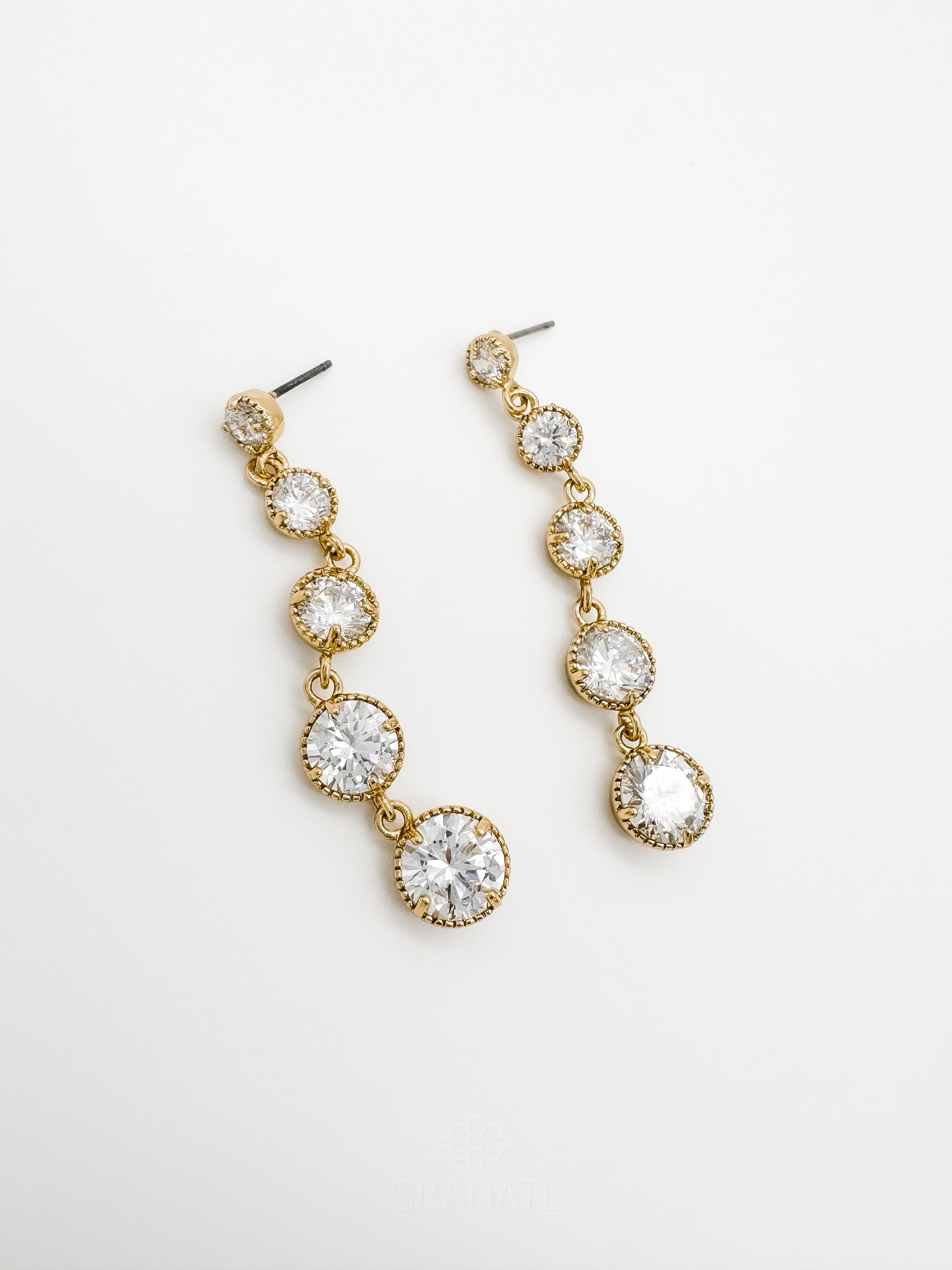 Aretes Largos Zirconias