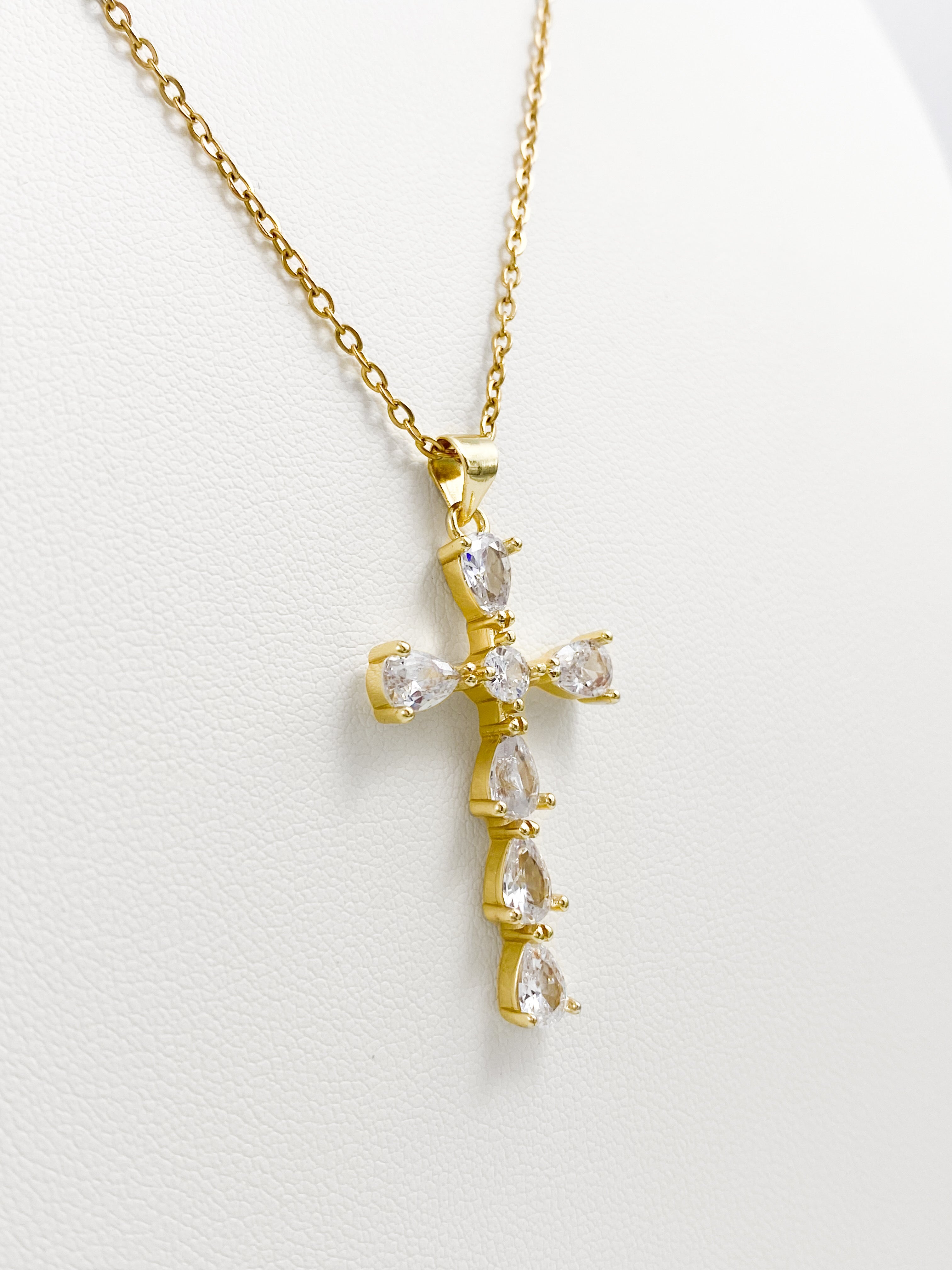 Collar Cruz Gotas