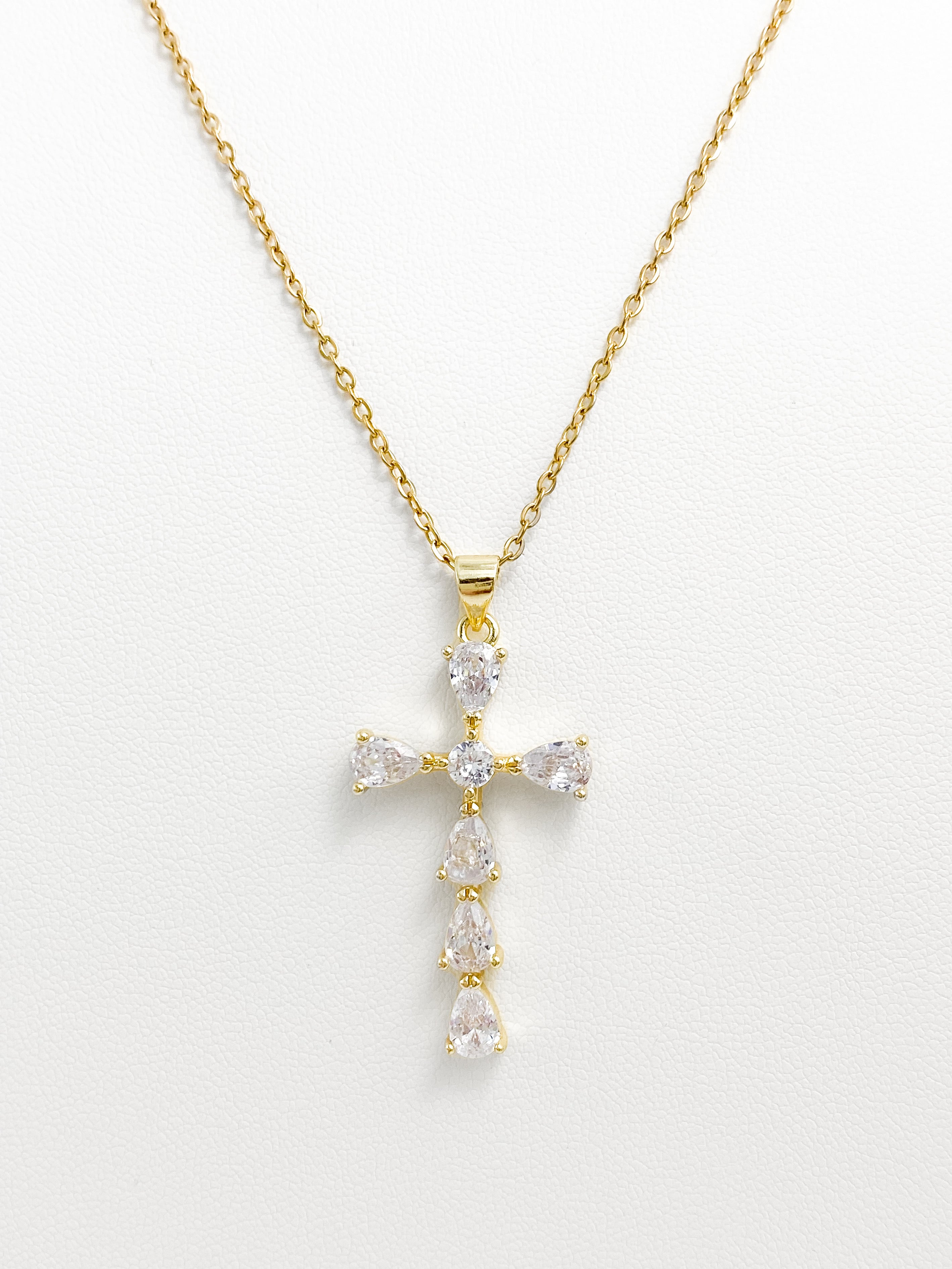 Collar Cruz Gotas