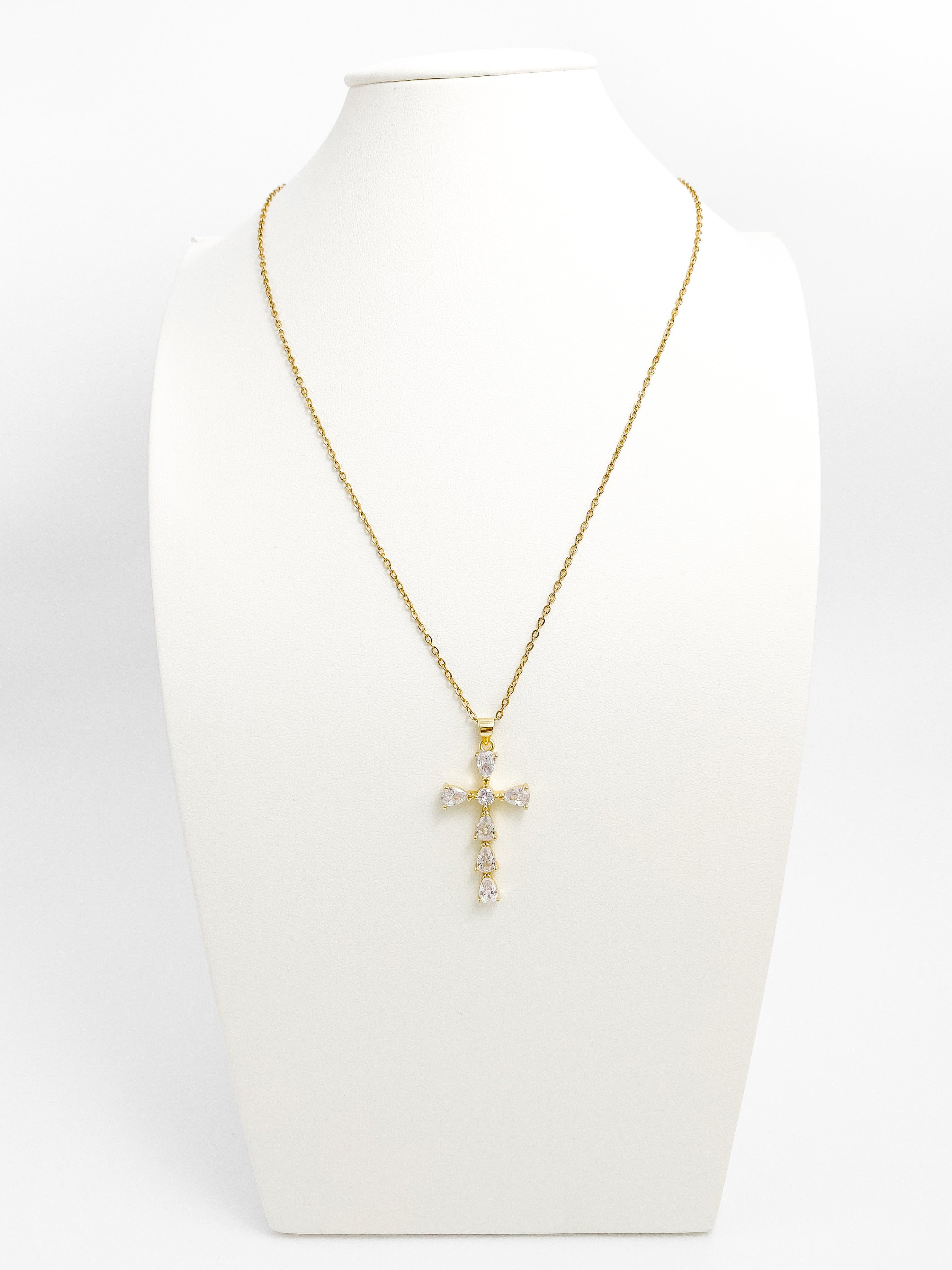 Collar Cruz Gotas