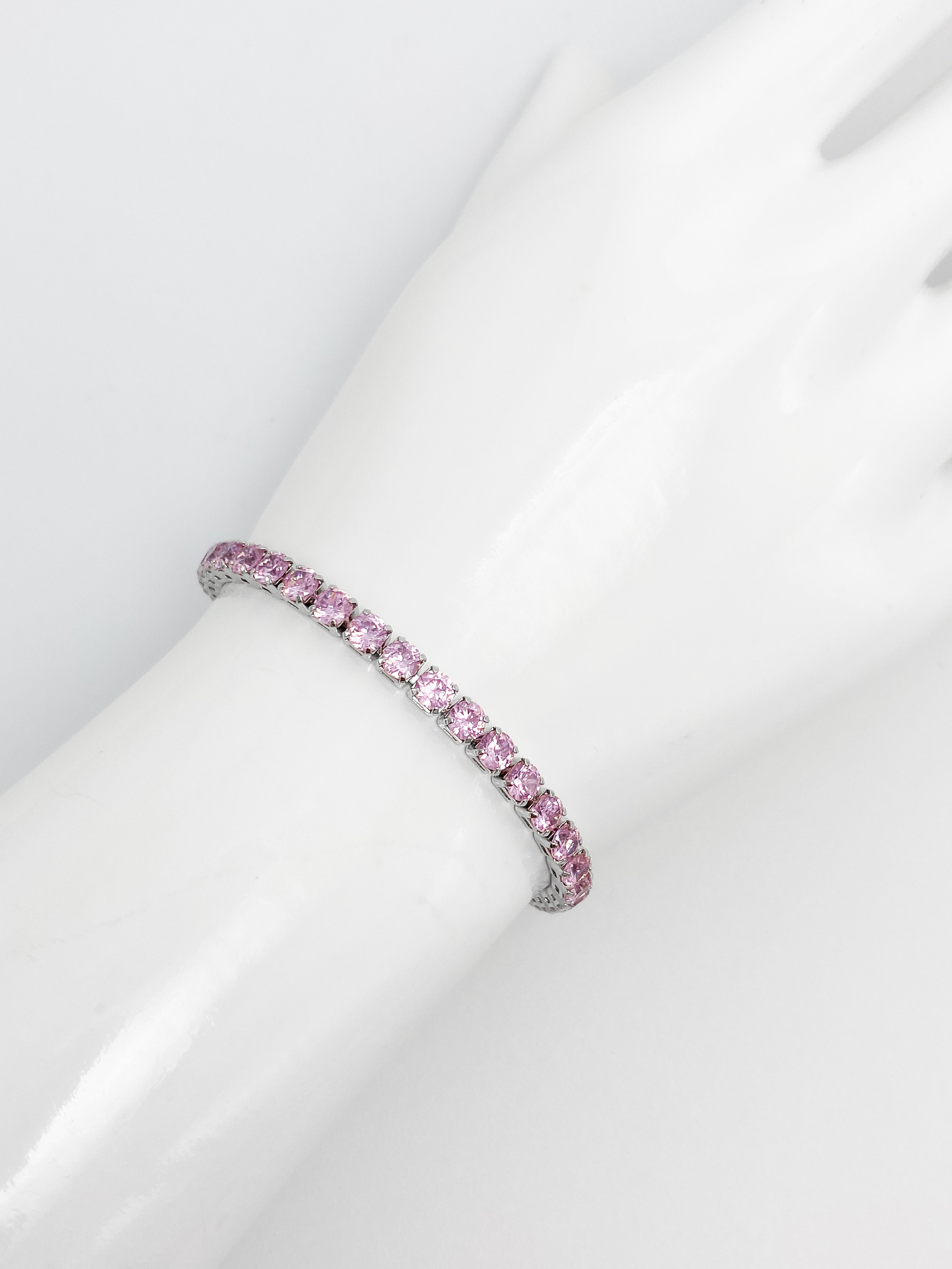 Pulsera Tennis - Rosa