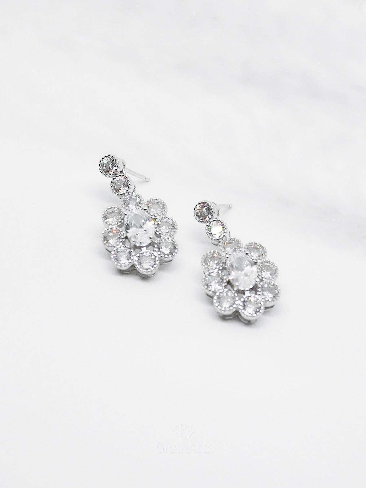 Aretes Oval de Plata