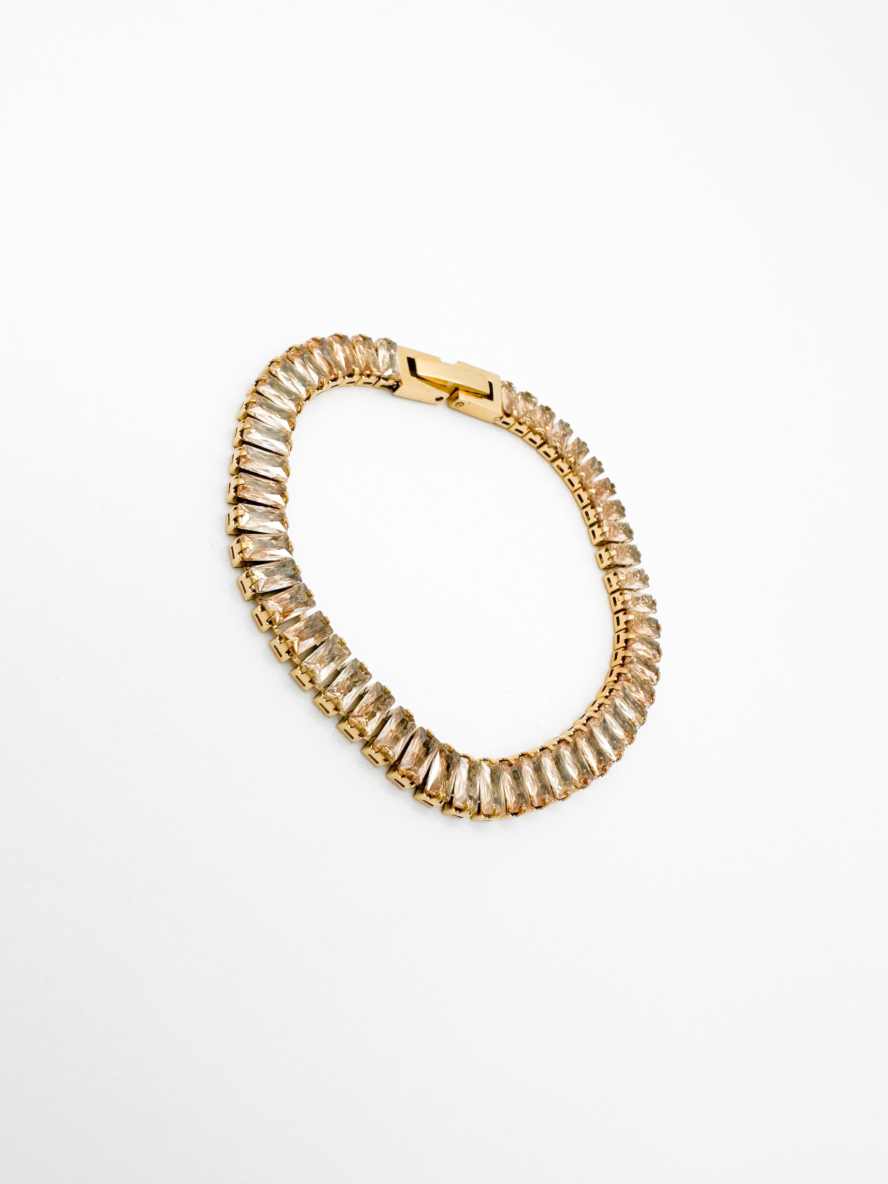 Pulsera Baguette - Dorado