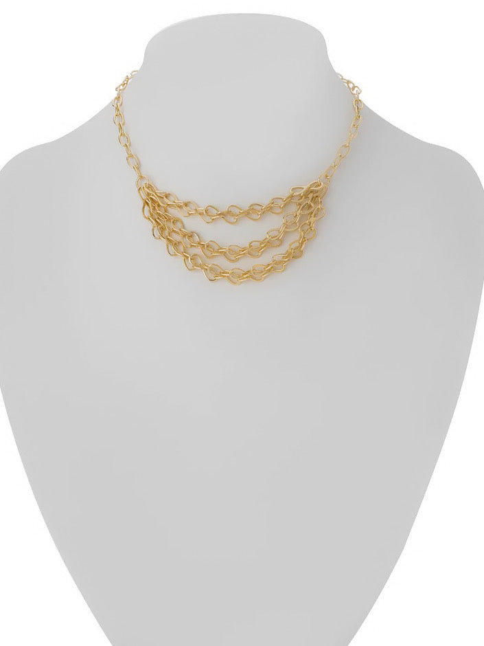 Collar Triple Cadenas Infinito