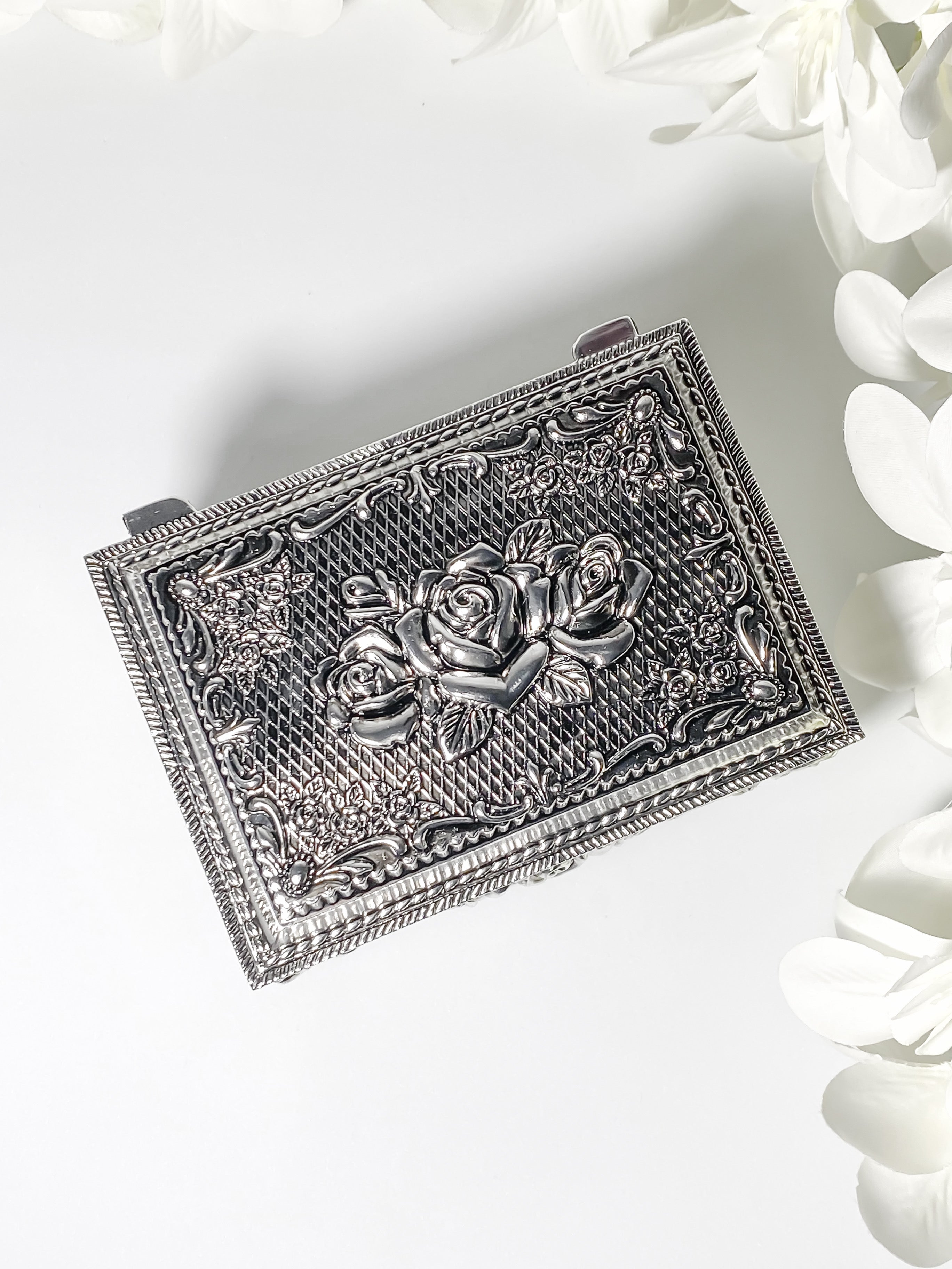 Cofre Alhajero Tres Rosas - Mediano