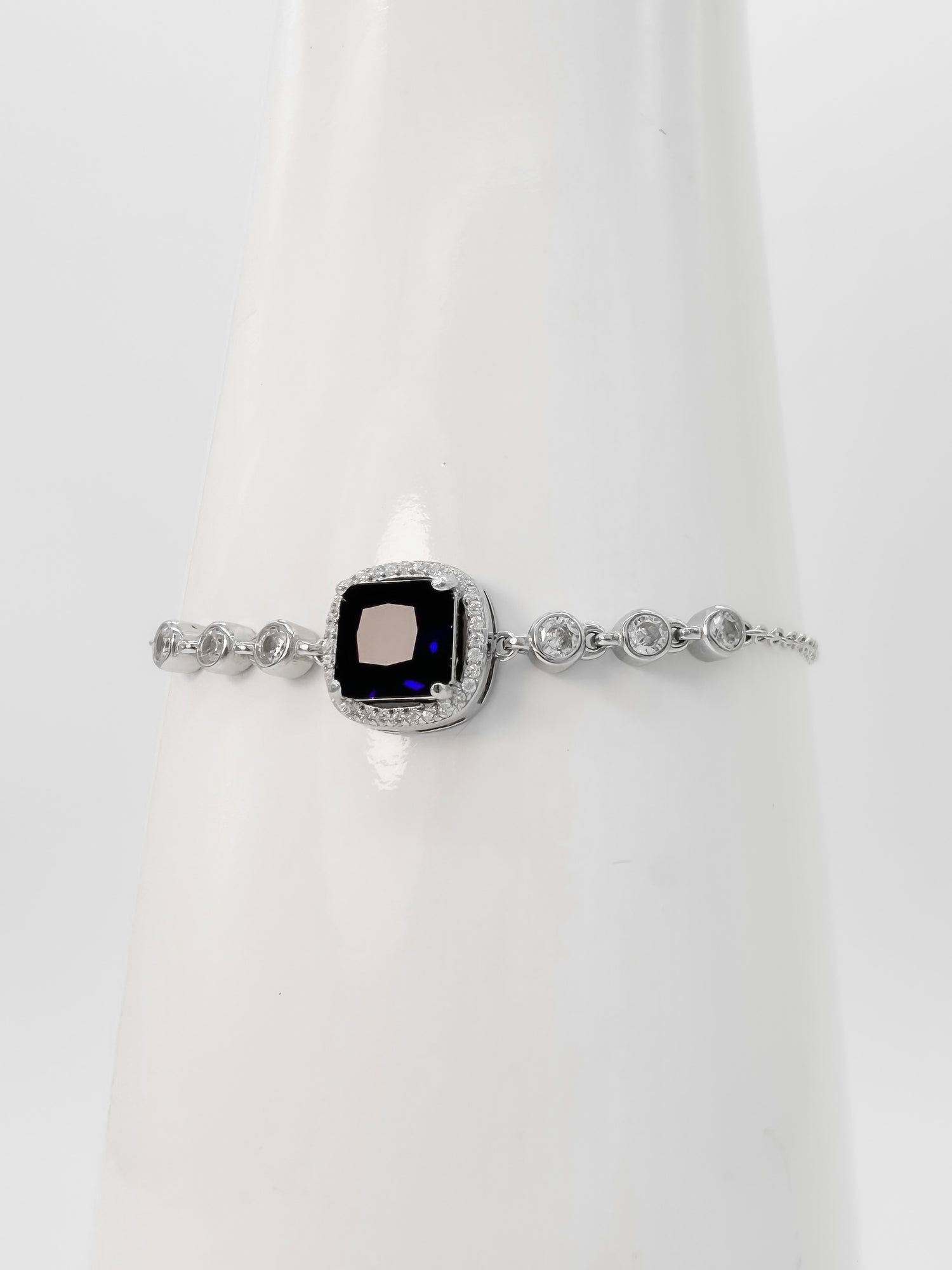 Pulsera Cuadro Color de Plata