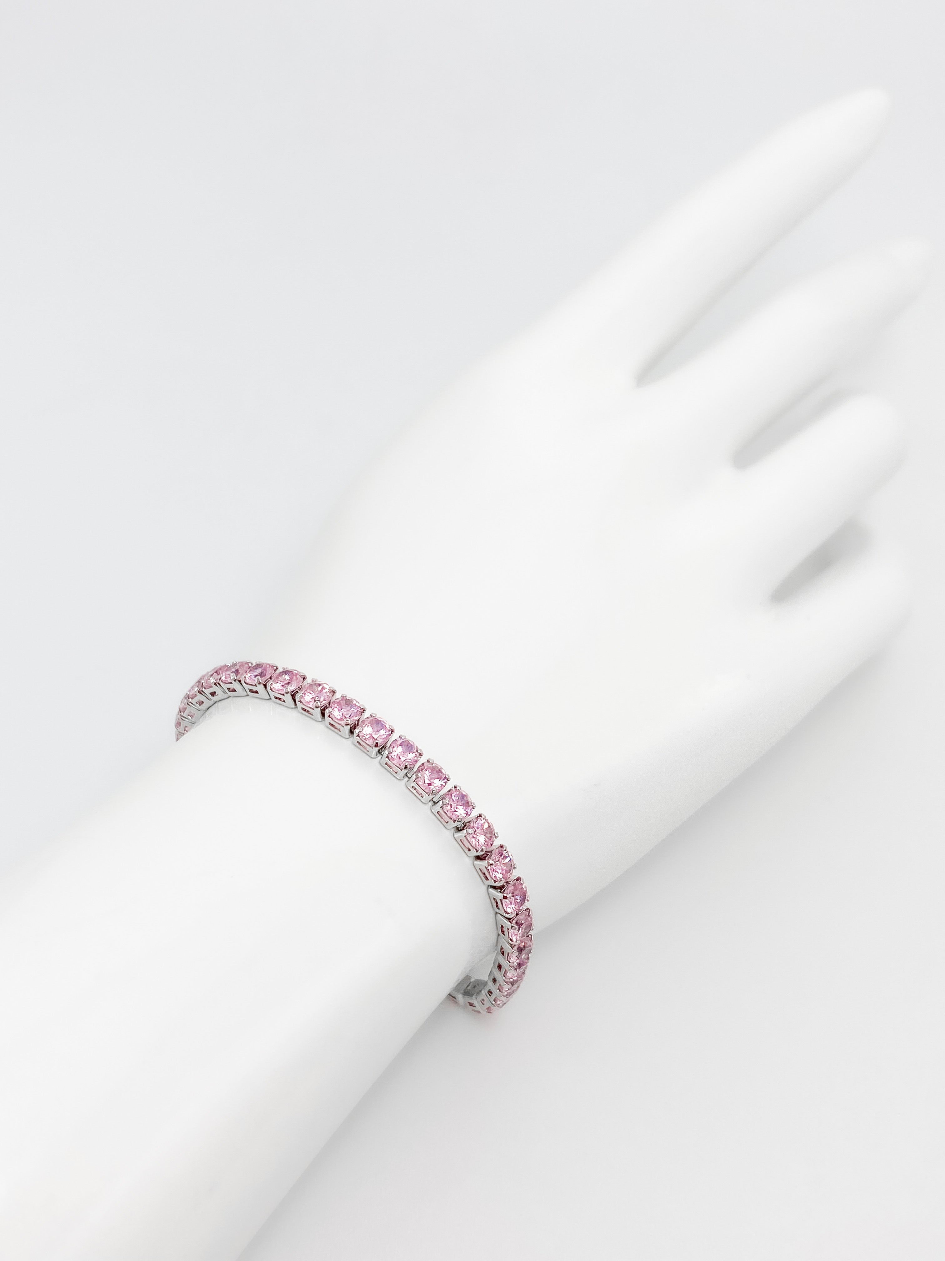 Pulsera Tennis - Rosa