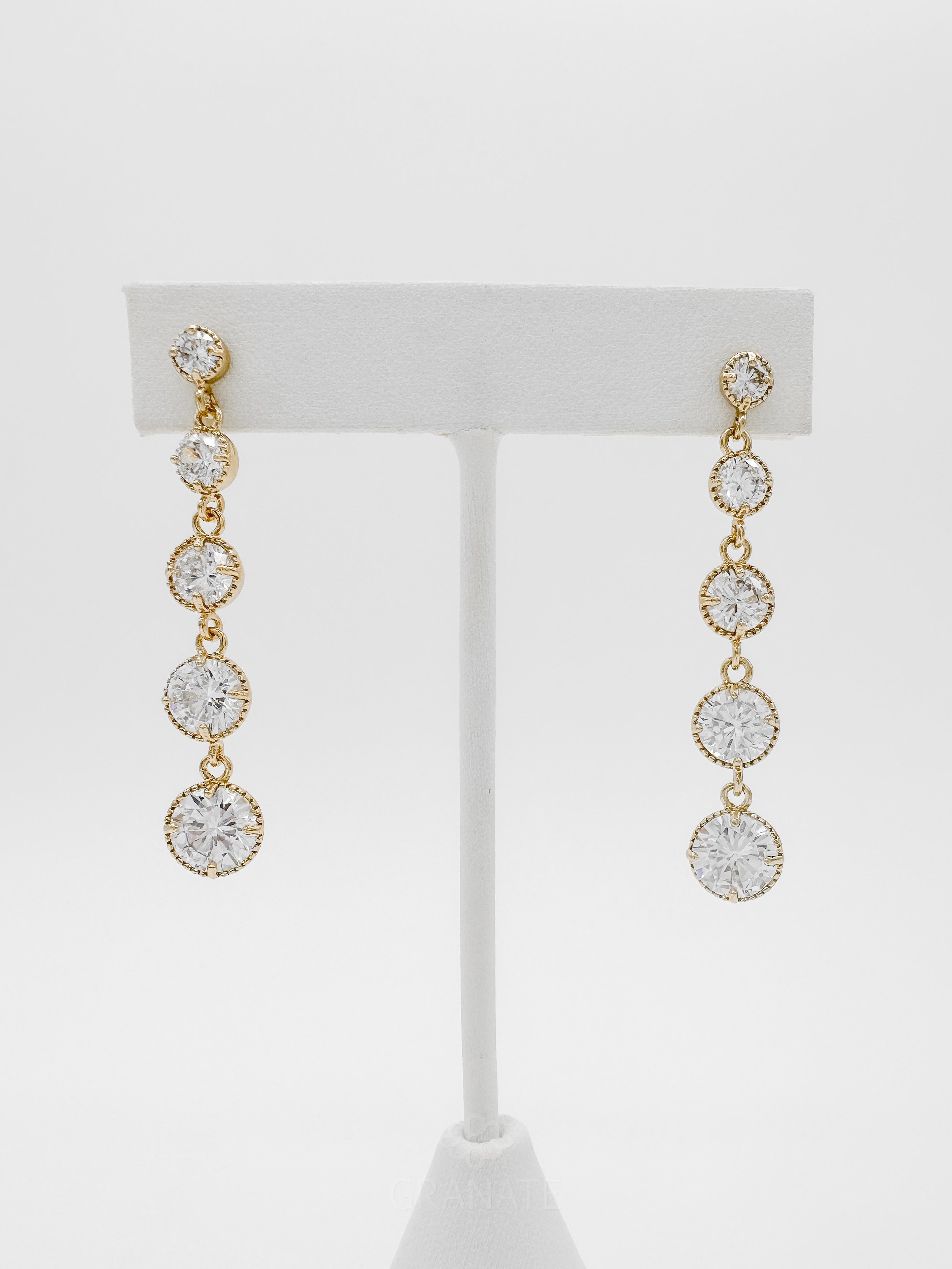 Aretes Largos Zirconias