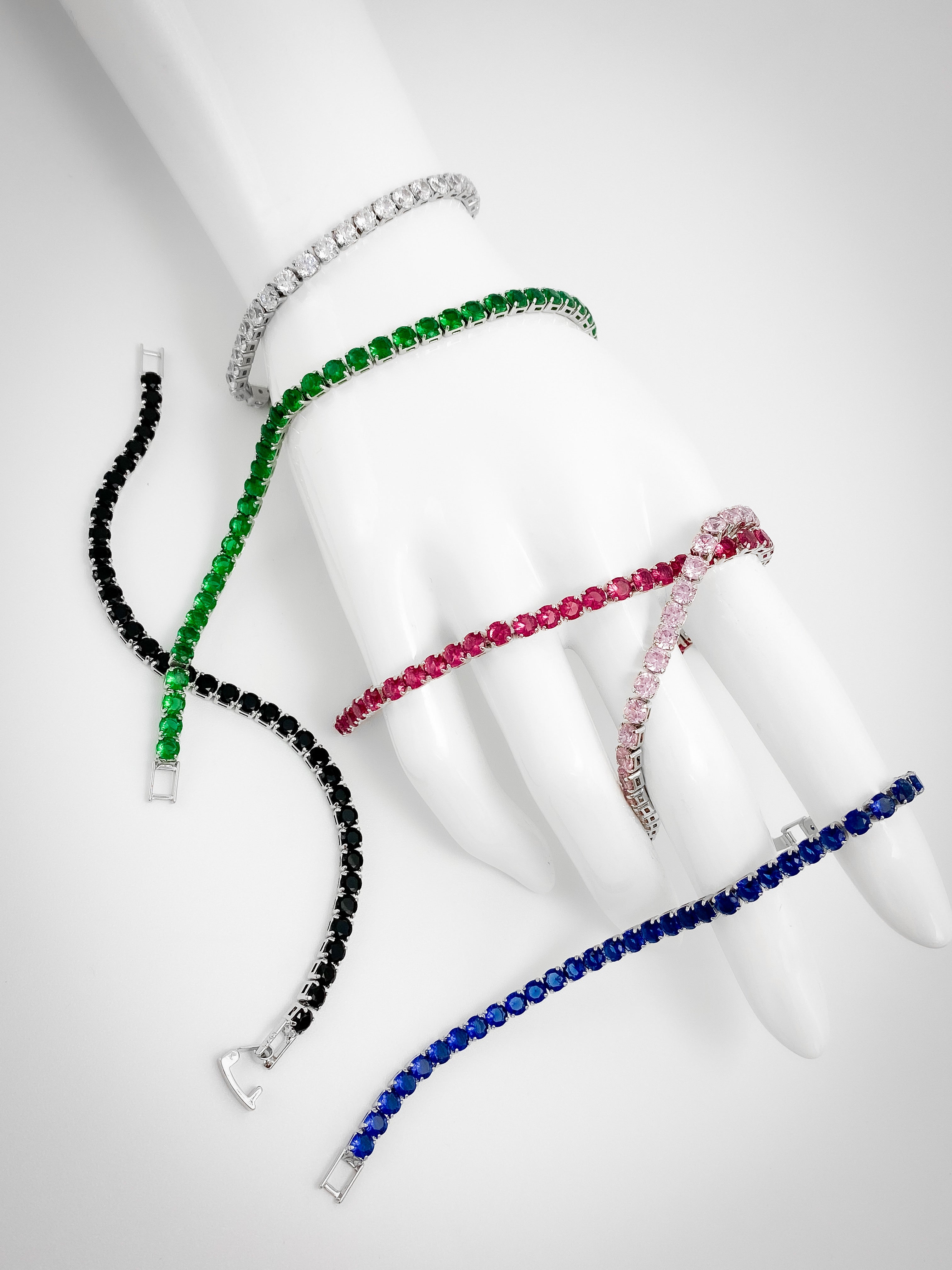 Pulsera Tennis - Azul