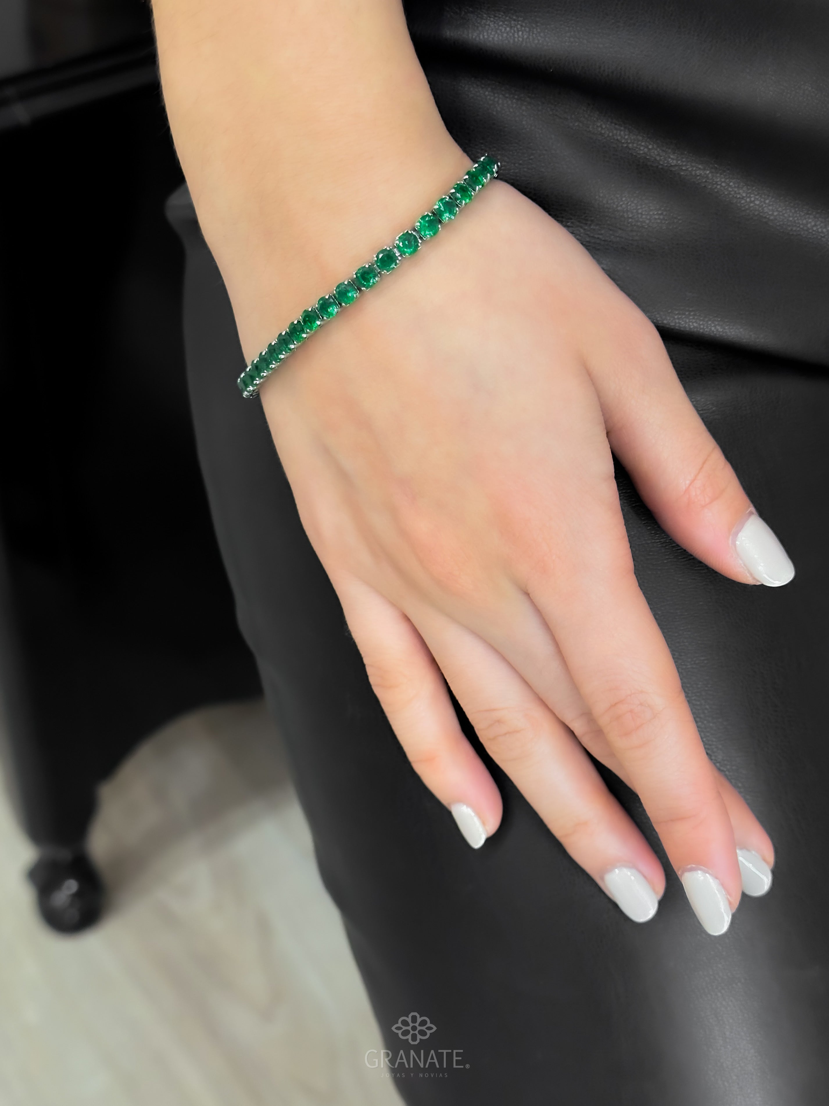 Pulsera Tennis - Verde