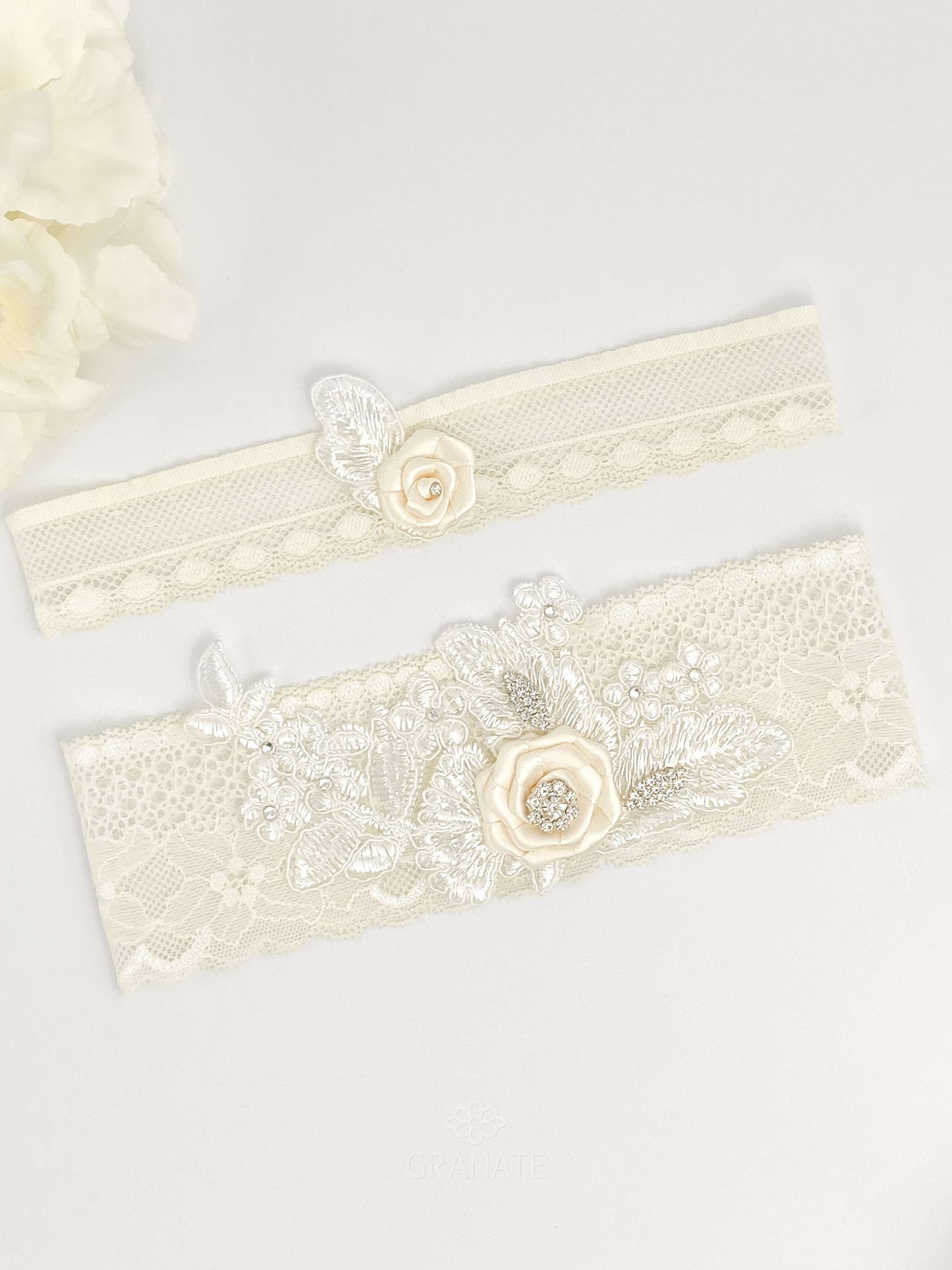 Set Ligas Floresta - Ivory