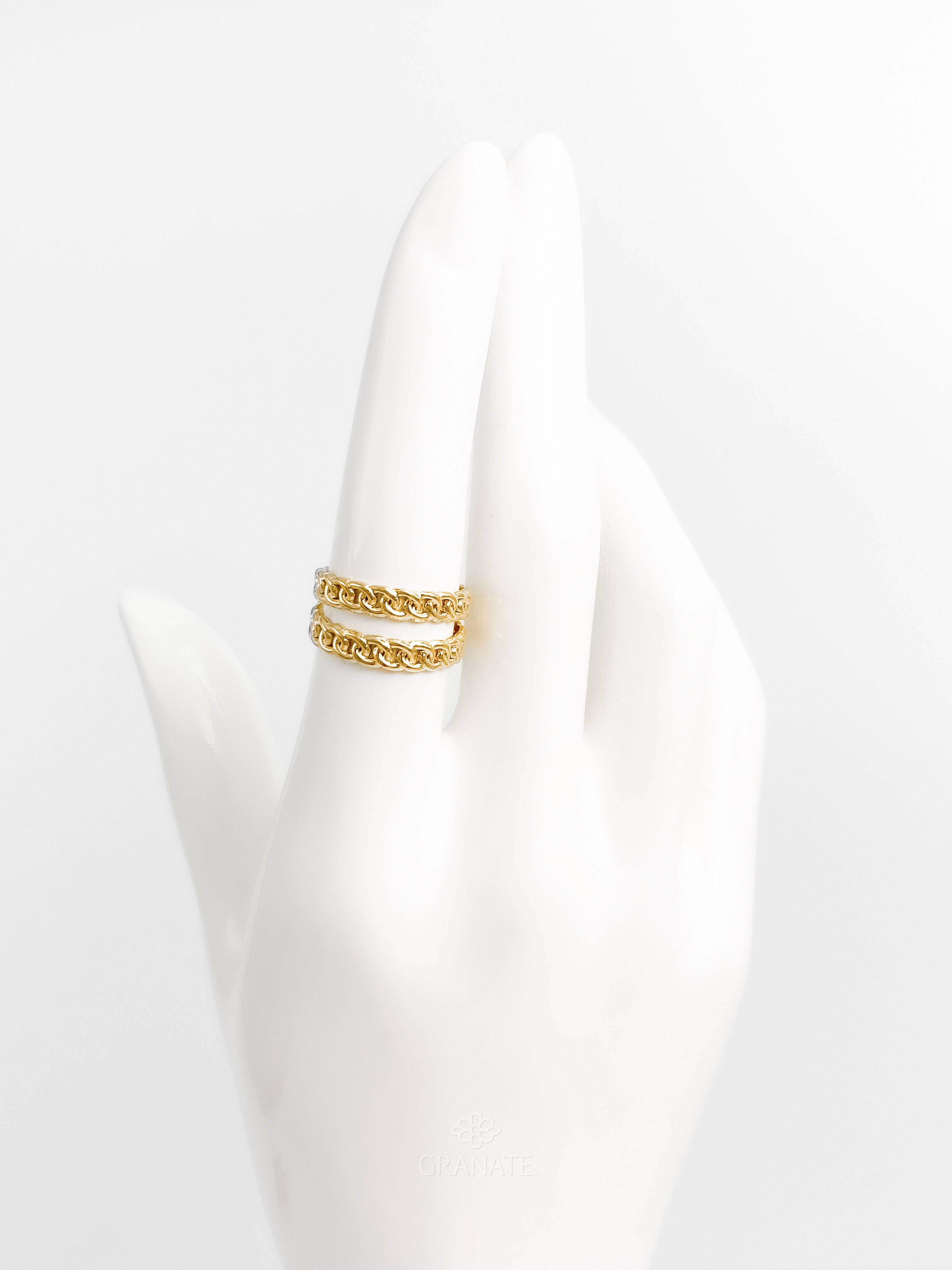 Anillo Eslabones Doble