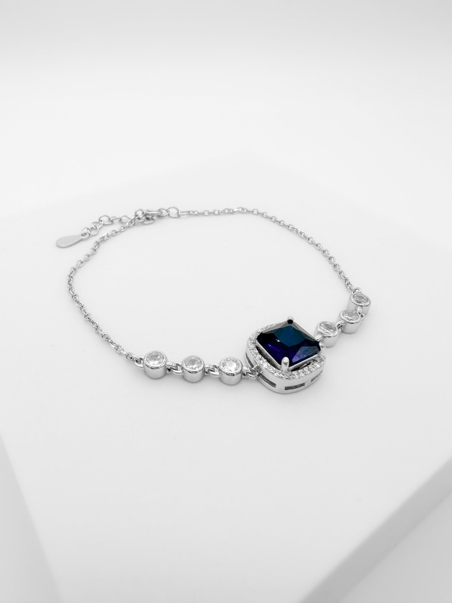 Pulsera Cuadro Color de Plata