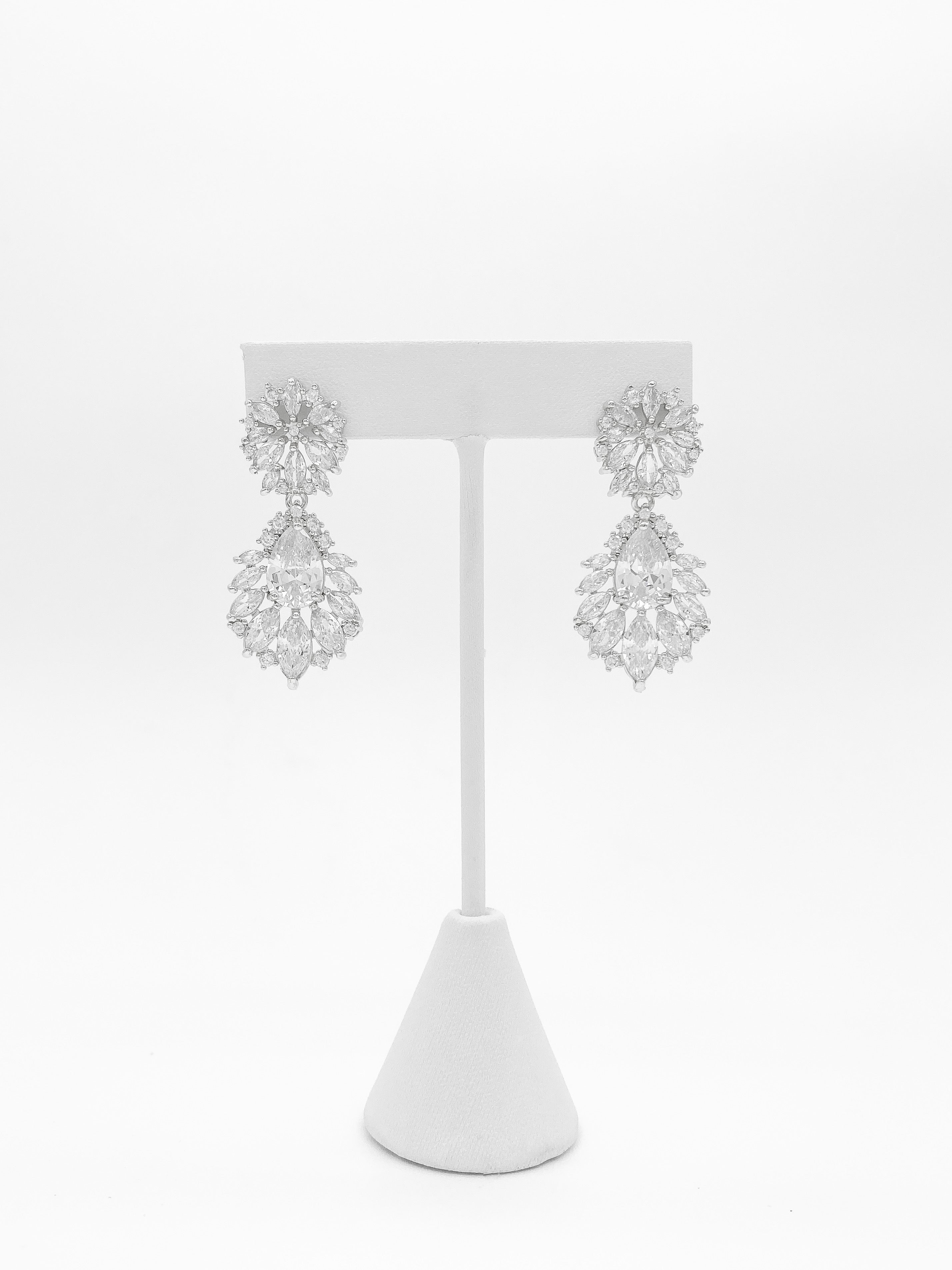 Arete Zirconias - Plateado