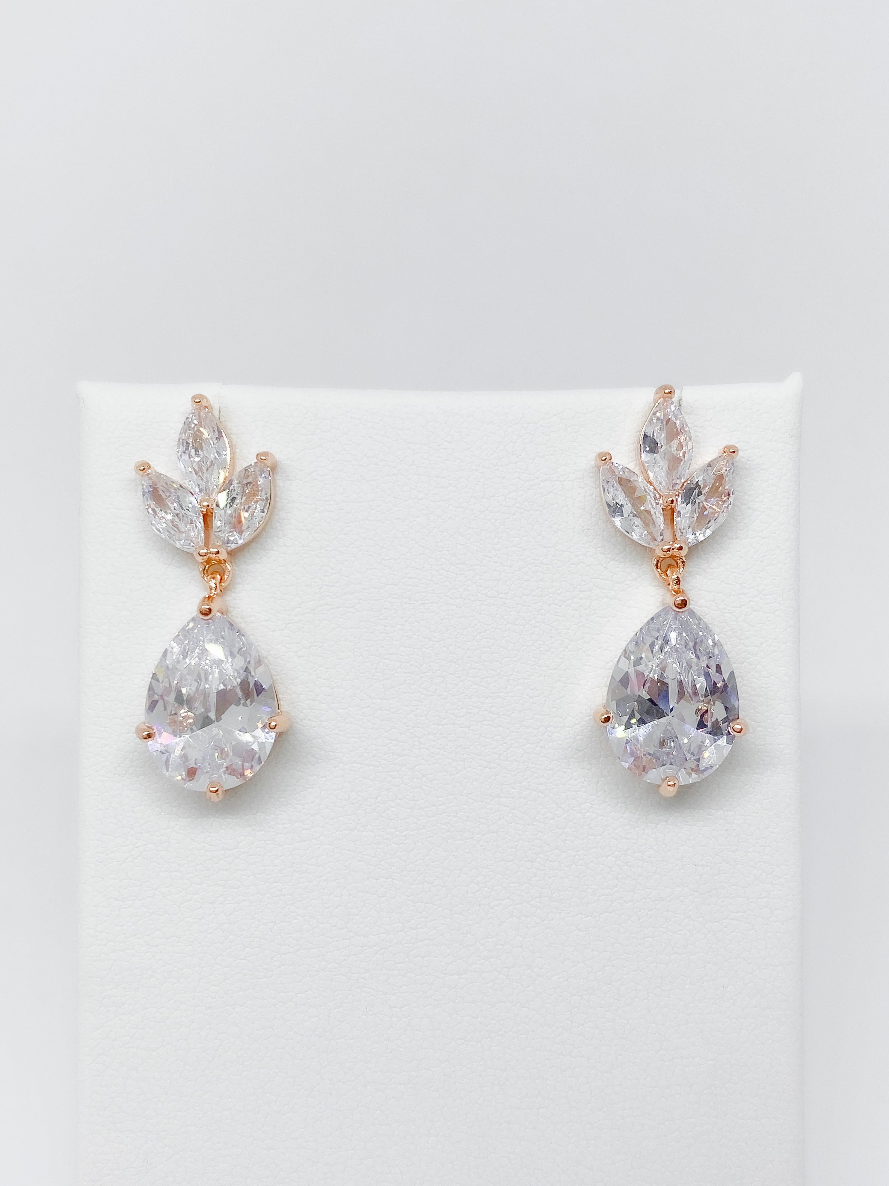 Aretes Marquises Gota Zirconia