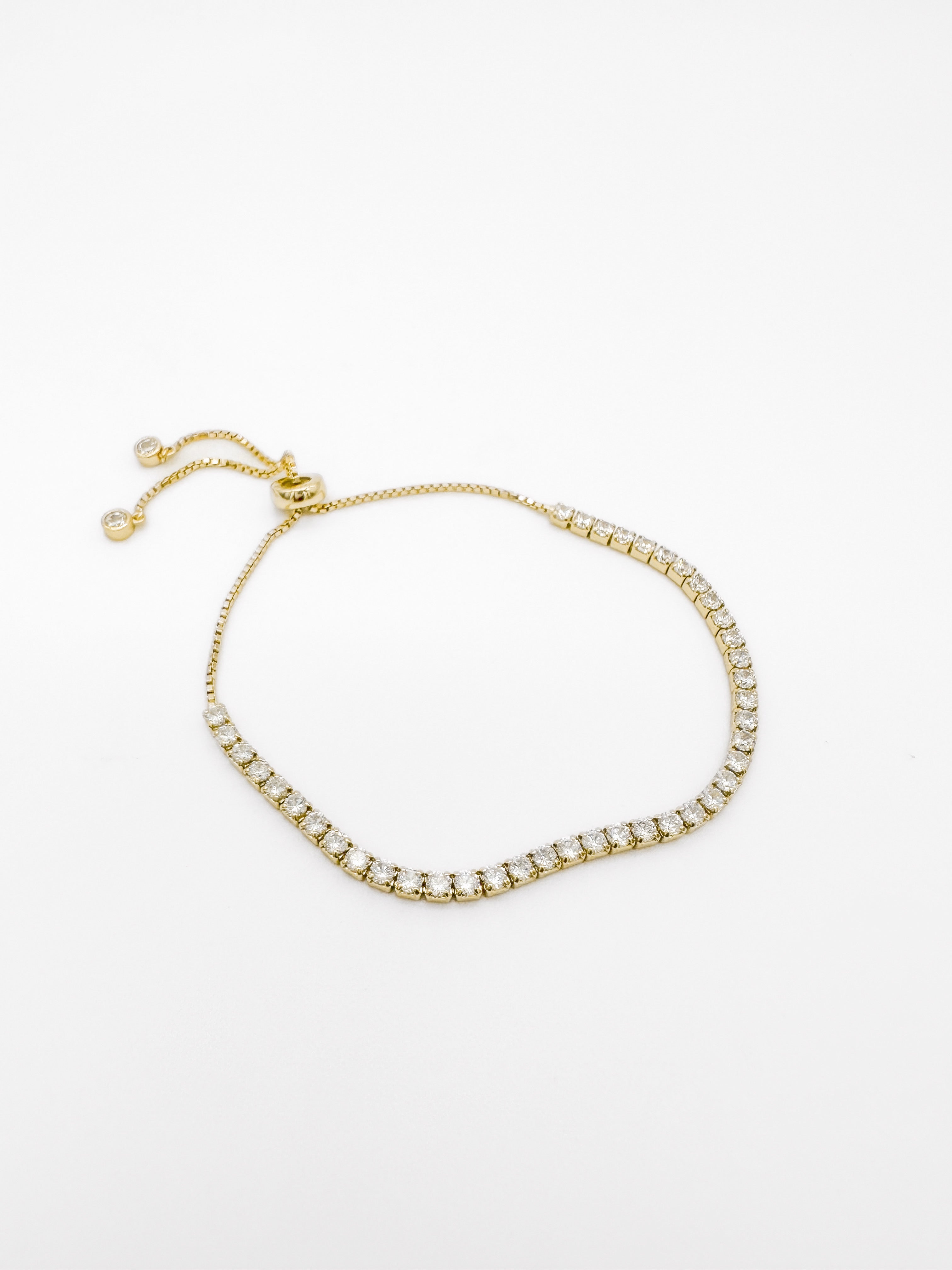 Pulsera Tennis Slim de Plata