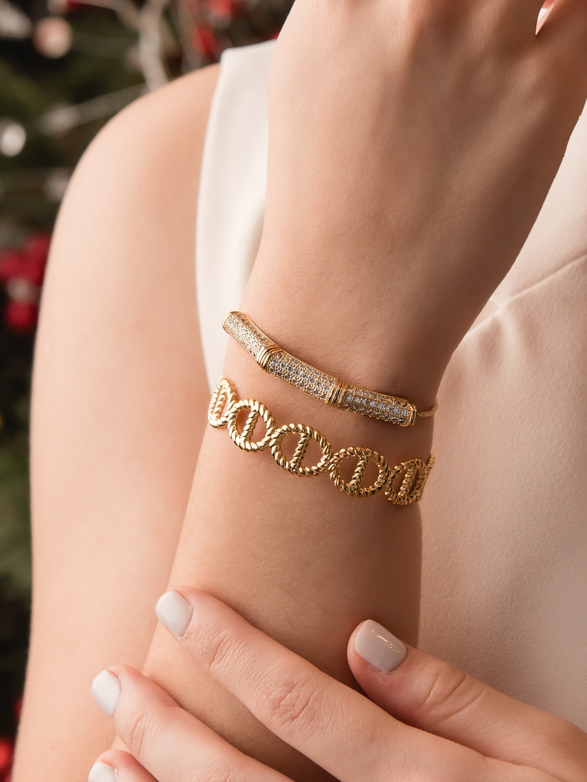 Brazalete Ovalos Twist