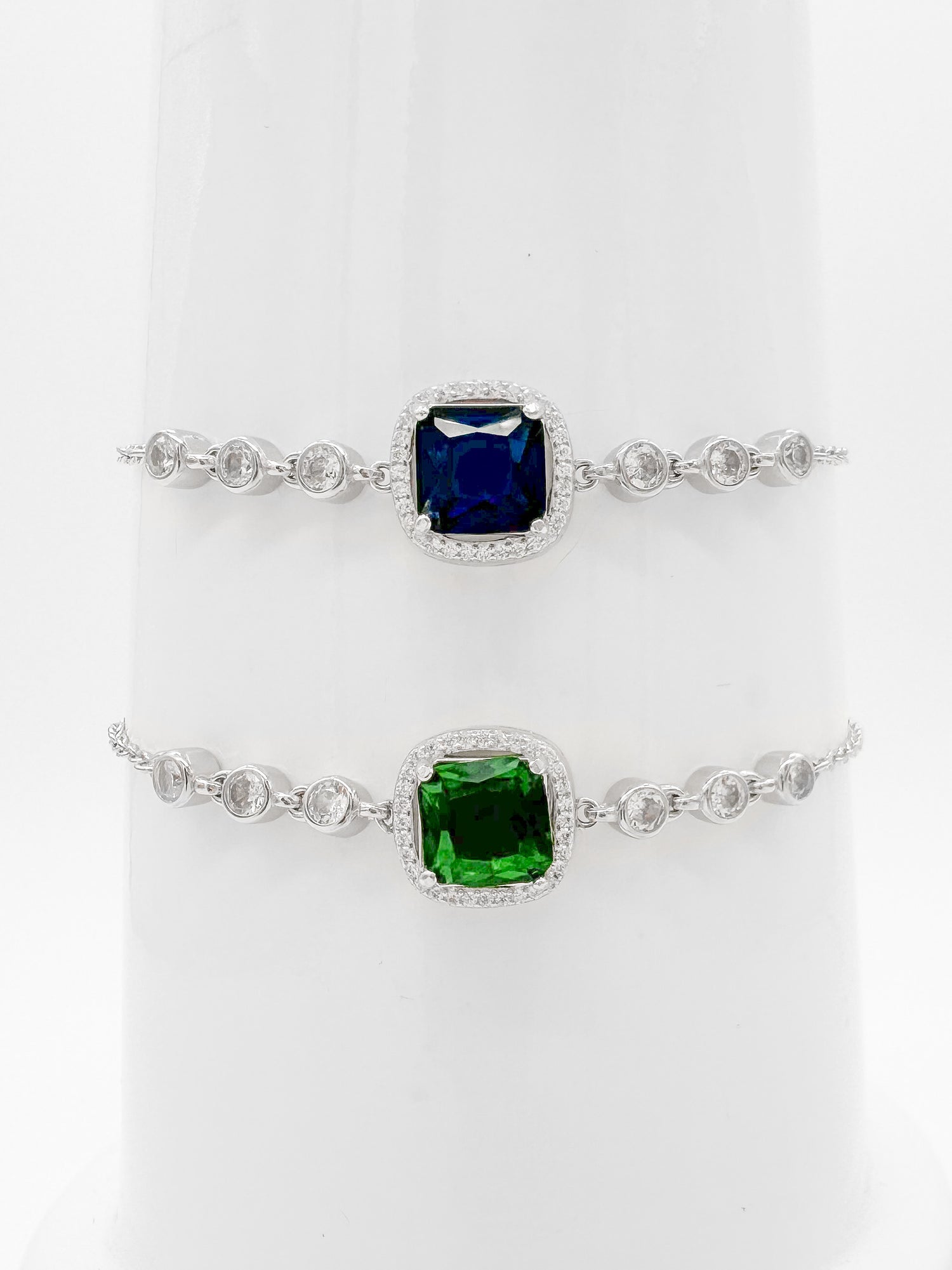 Pulsera Cuadro Color de Plata